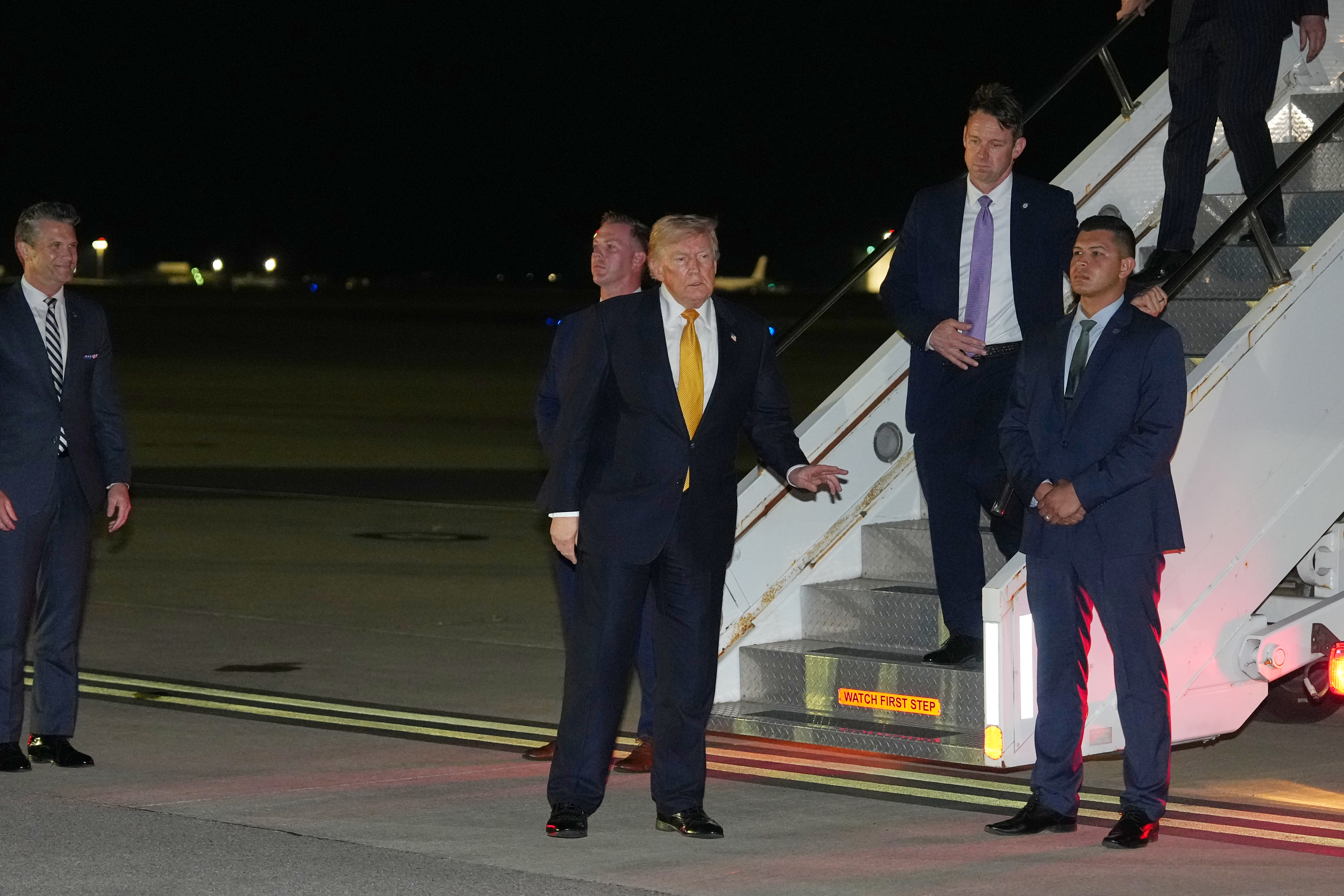 Contradicting public statements, Trump took secret flight from Turkey amid Iranian threat