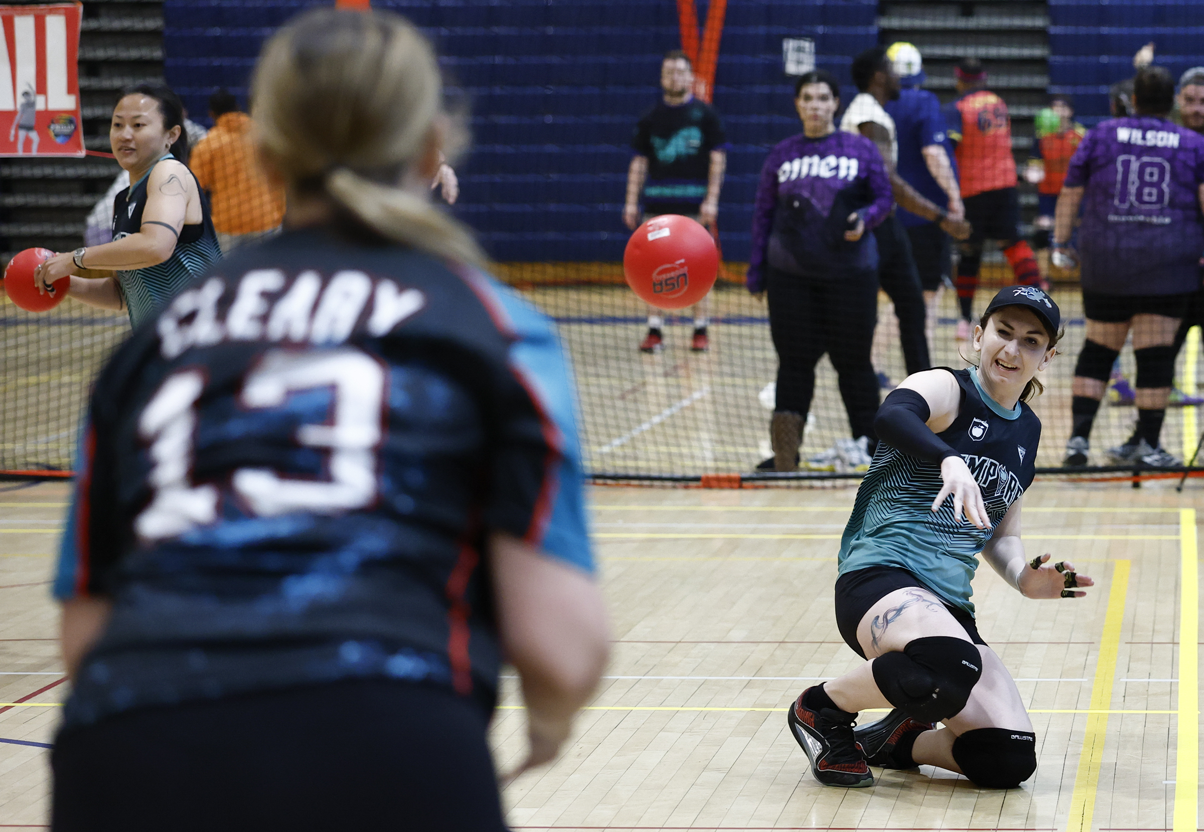 At the ‘Beast Coast’ dodgeball tournament in Philly, elite players fought for bragging rights while cheering each other on