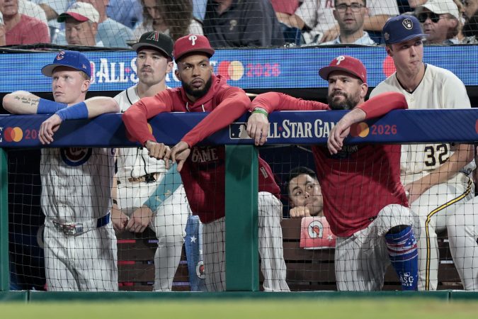 All-Star Game in Philly: Luzardo cruises as other Phillies struggle; MLB commish on Harper controversy; Marsh’s dry hair highlights red carpet