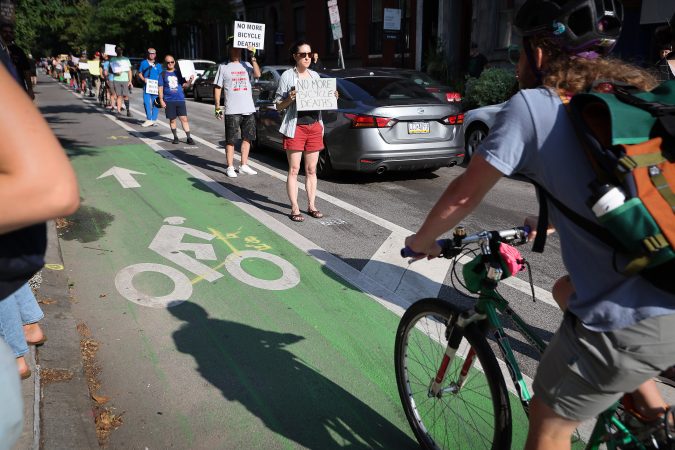 Philly court declines to let city resume work on Pine and Spruce Bike Lanes