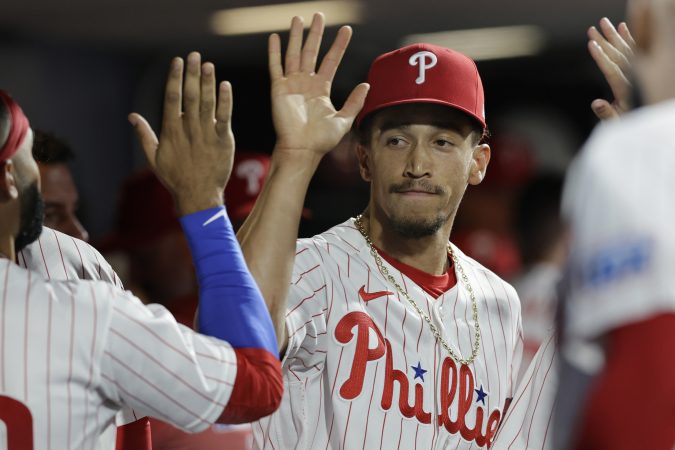 Alex McFarlane made his MLB debut against the Dodgers on Wednesday night.