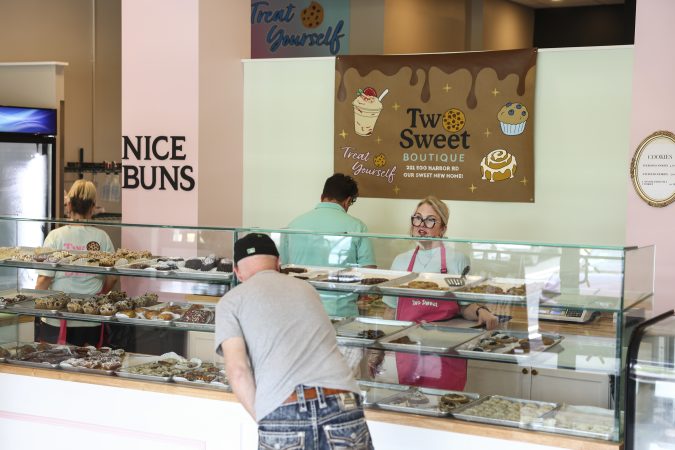 Two Sweet Boutique, known for its viral Kelce Klusters, is busier than ever after a move to Washington Township