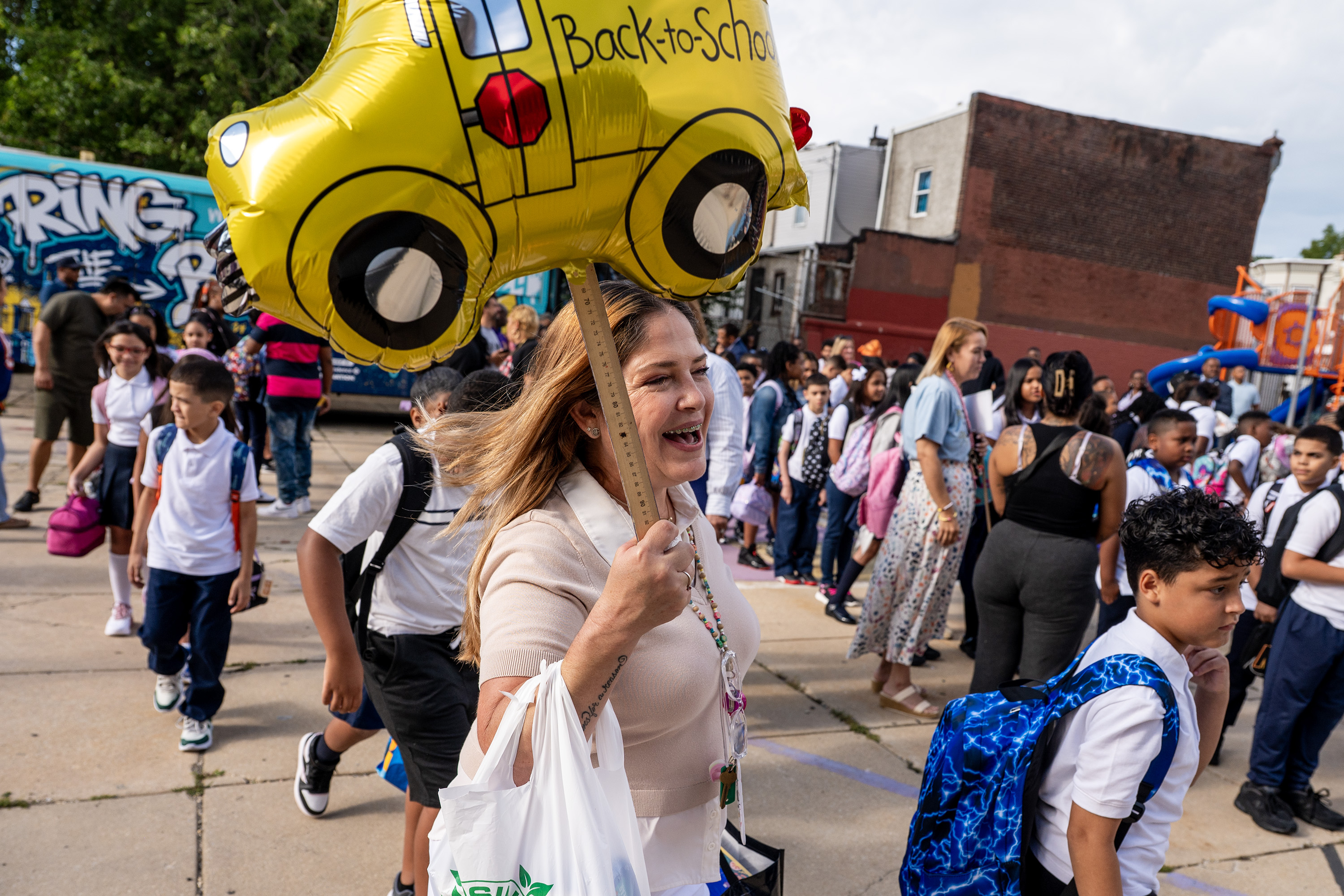Philly students head back to school