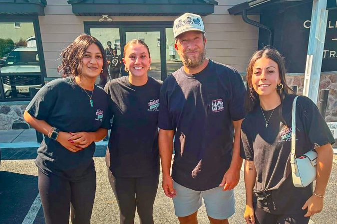 Barstool Sports’ Dave Portnoy hit at least 5 Philly-area pizzerias yesterday for ‘One Bite Pizza Reviews’