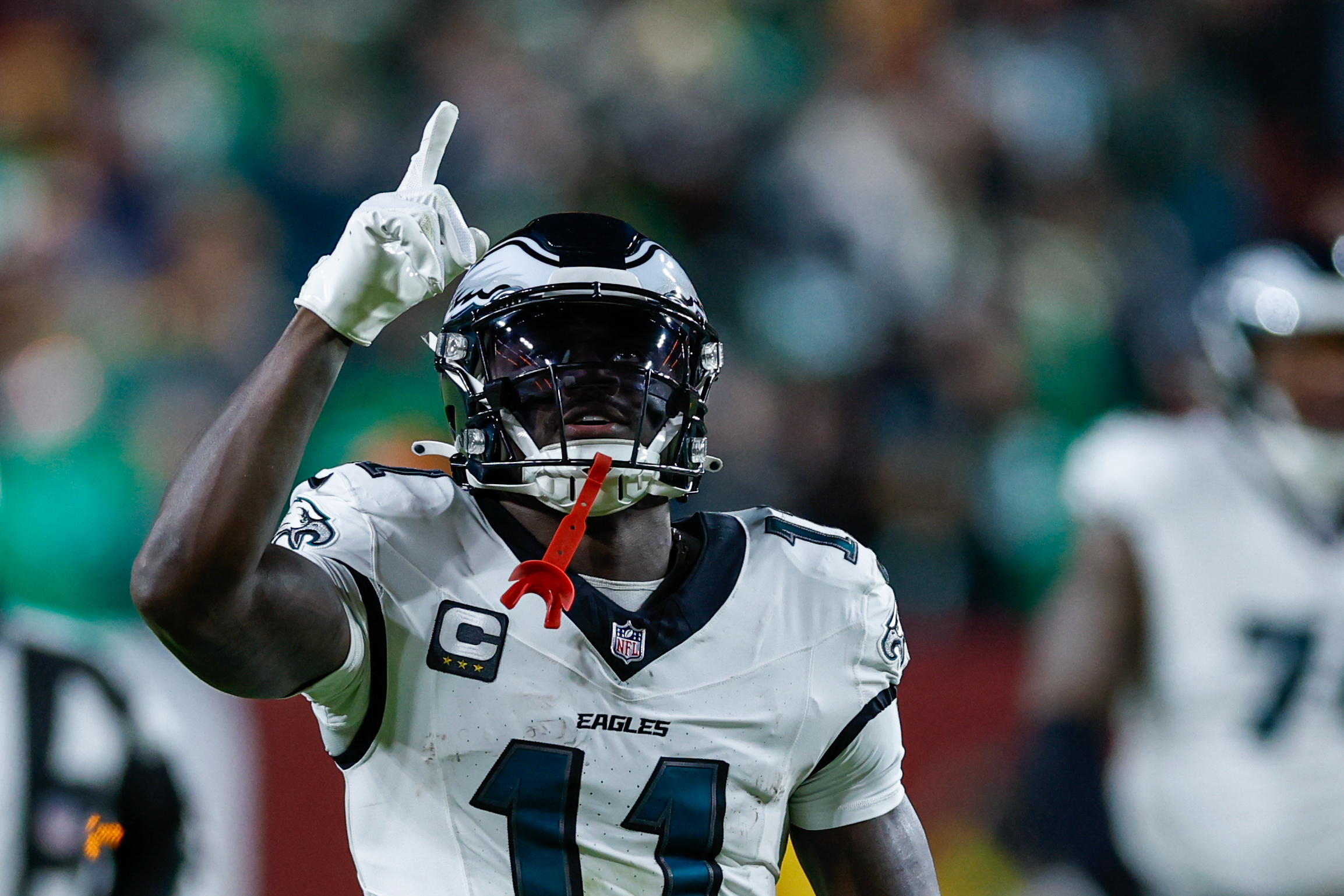 A.J. Brown reportedly left a message on the wall of Eagles’ facility: ‘The best to ever play here.’ But was he?