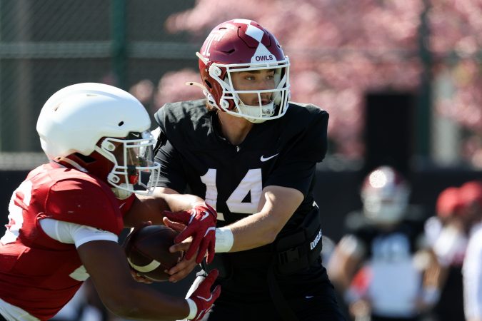 K.C. Keeler has no timetable for Temple’s QB battle  as fall camp opens
