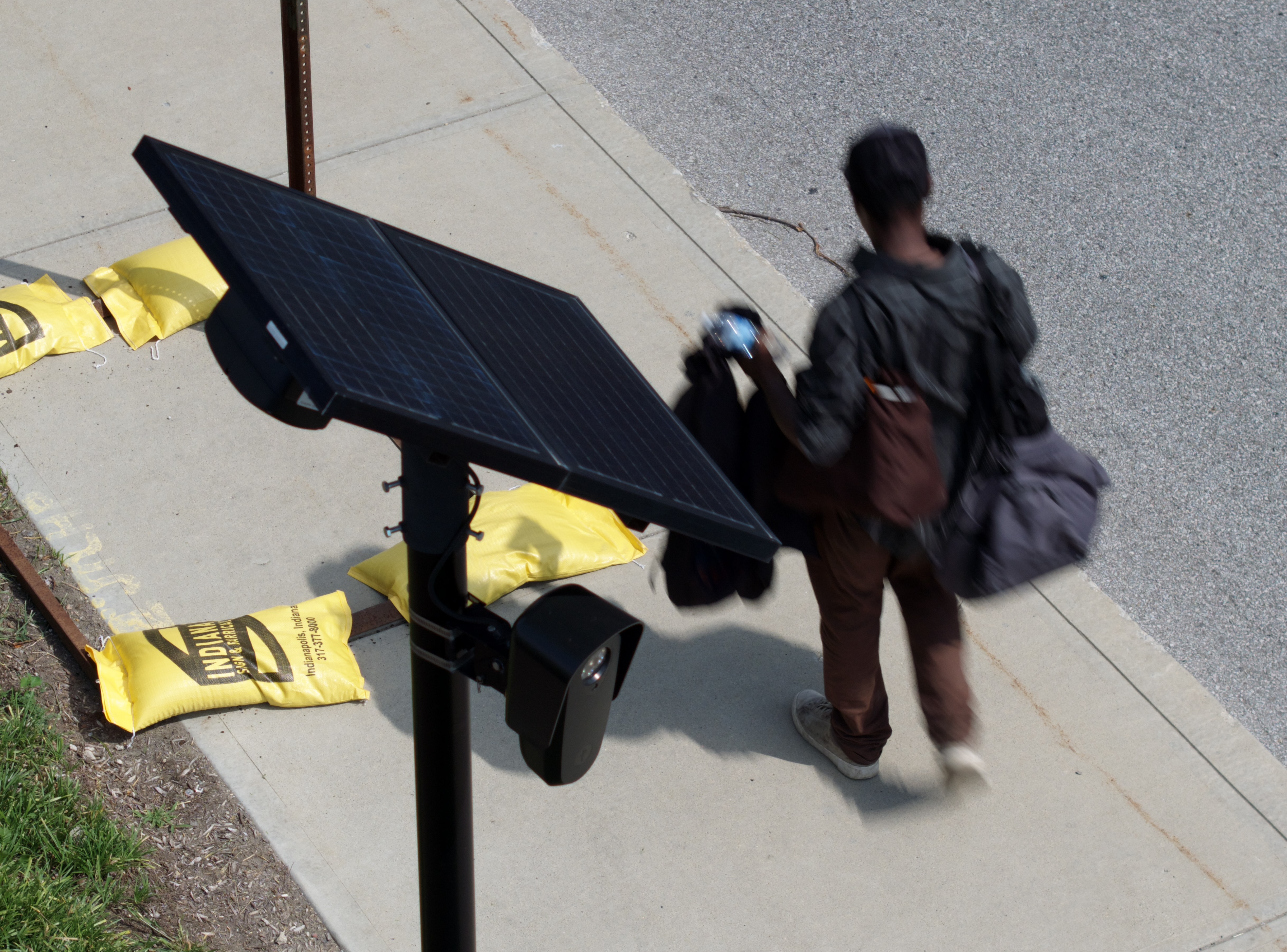 A Flock camera in Indianapolis.