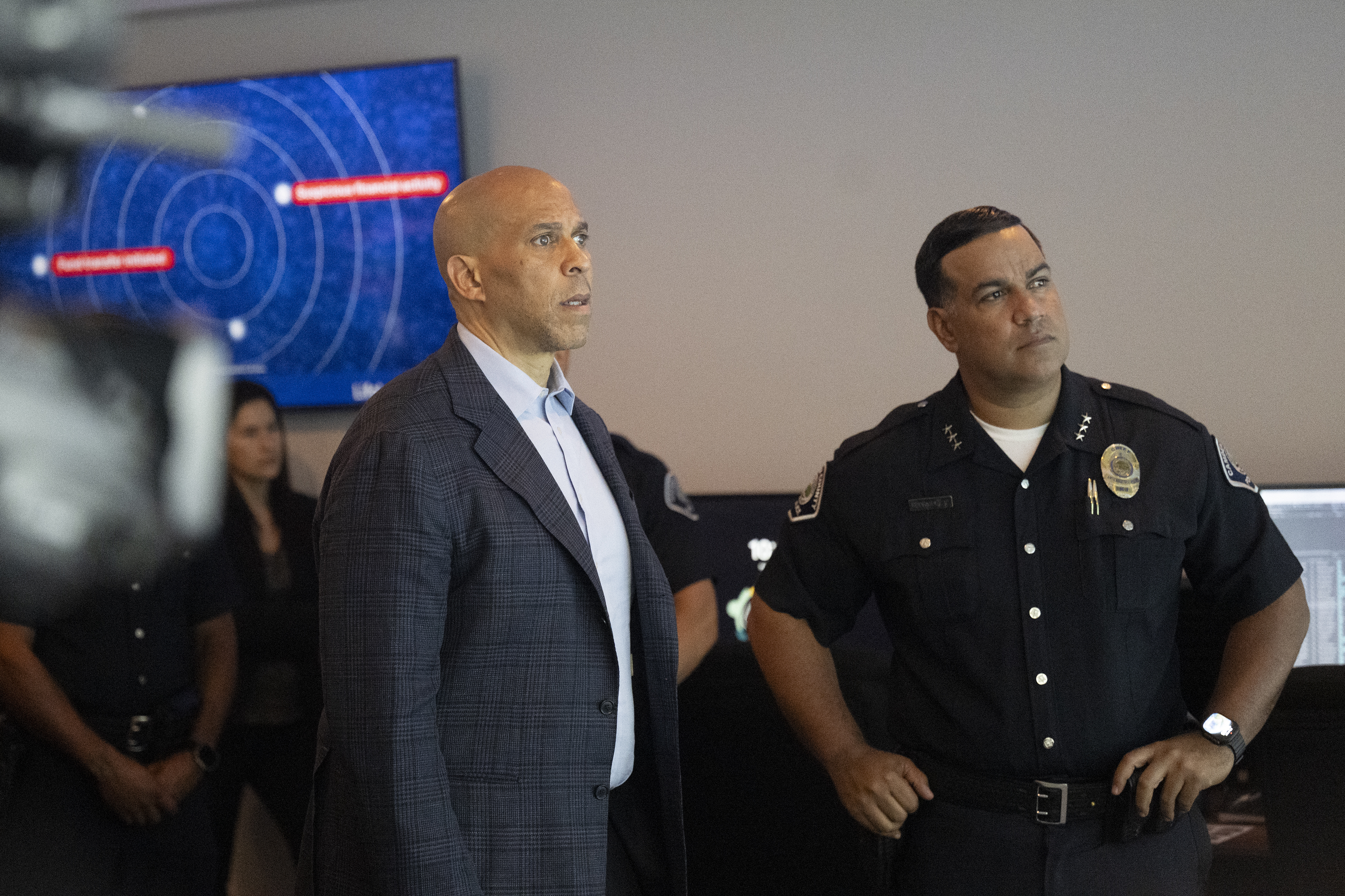 Sen. Cory Booker said police departments should follow Camden County’s lead in using ‘cutting edge’ tech