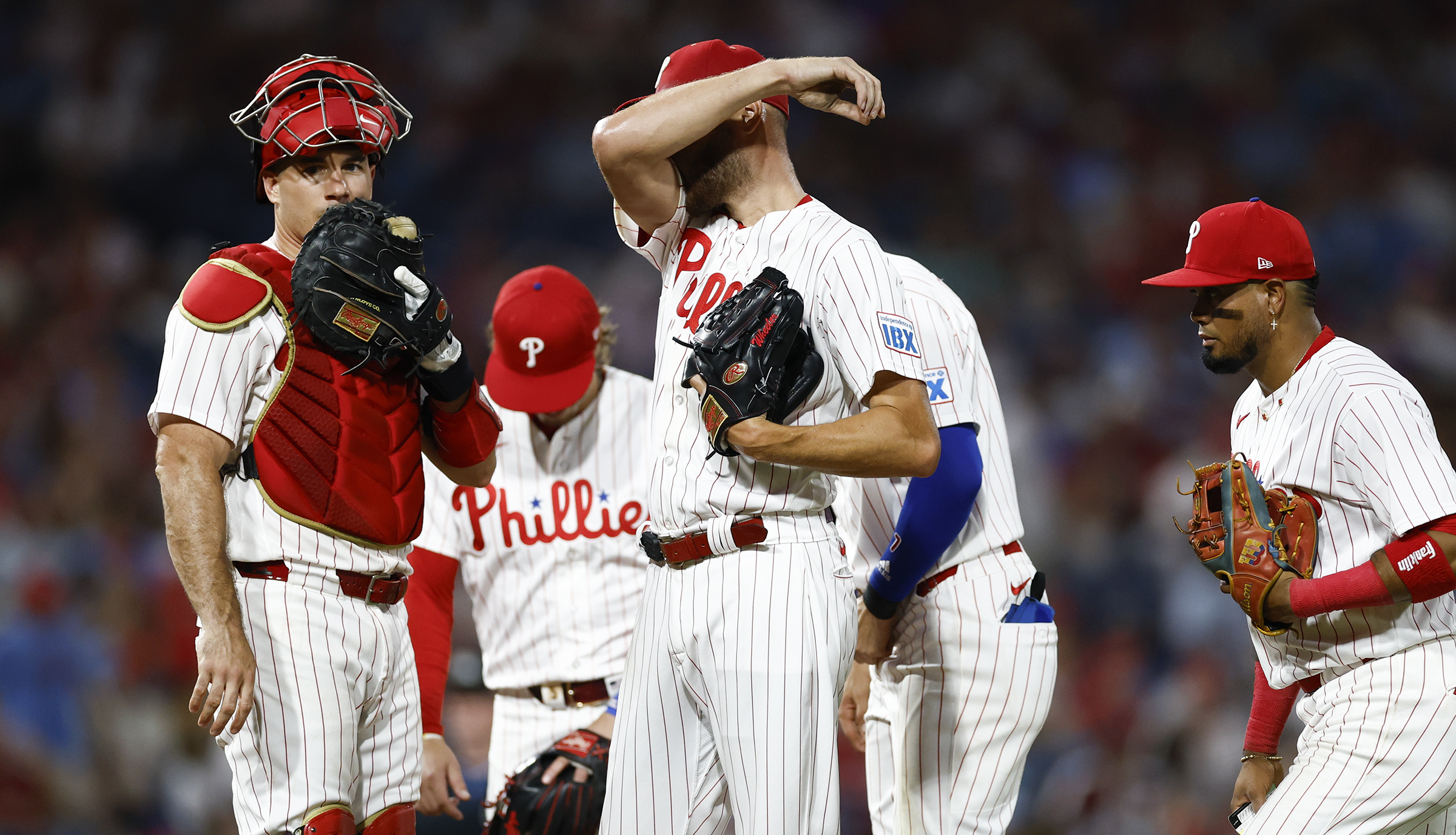 Zack Wheeler’s delivery comes under scrutiny from the Blue Jays as Phillies lose a rain-delayed 5-4 series opener