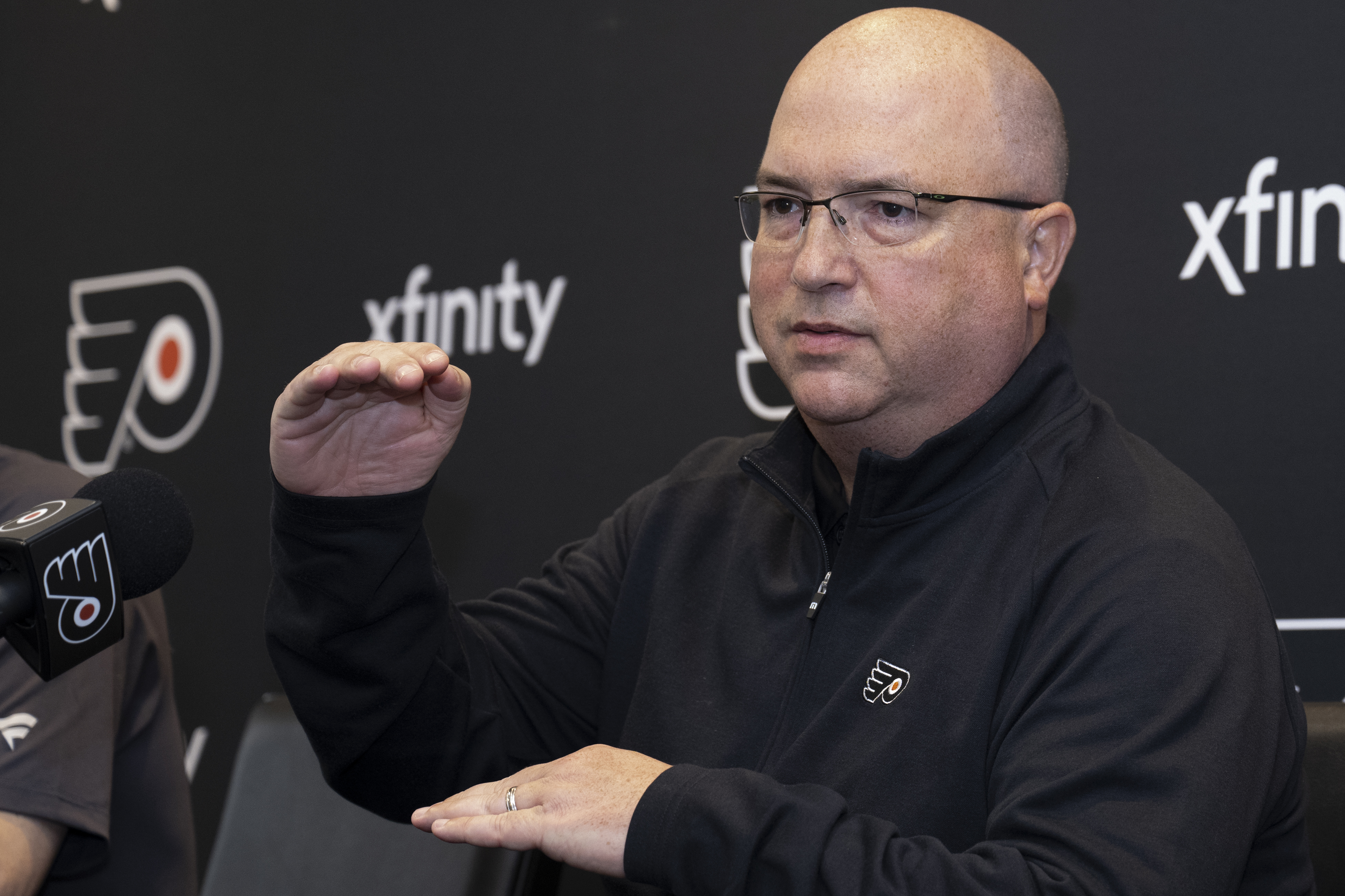 Flyers assistant GM Brent Flahr talks Jett Luchenko’s big summer, the value of NCAA hockey, and the team’s intriguing college prospects