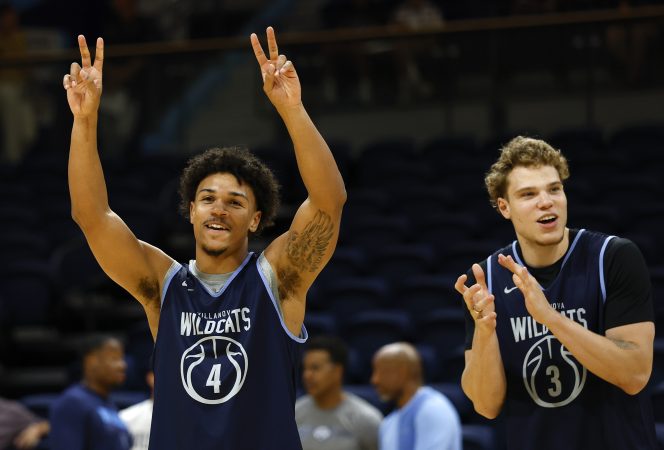 Five thoughts from Villanova’s open practice: Jake Fiegen shines, injury updates, and more