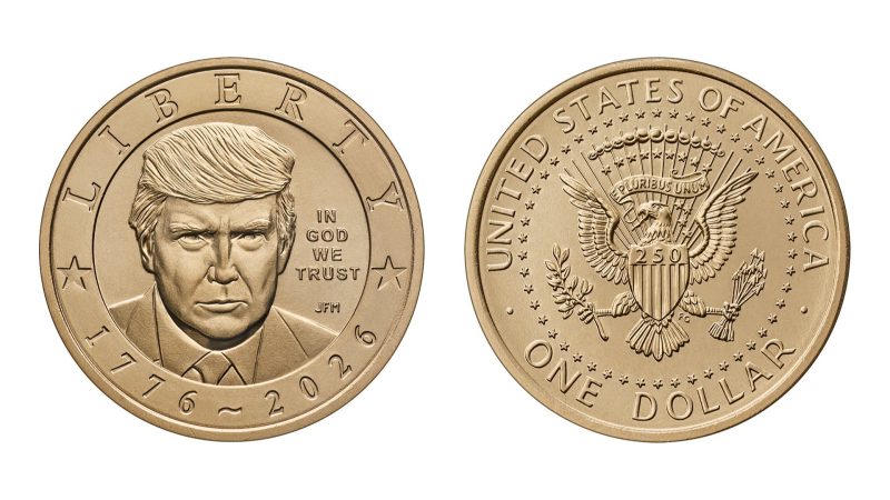 You can now buy Philly-minted Trump coins with a golden hue