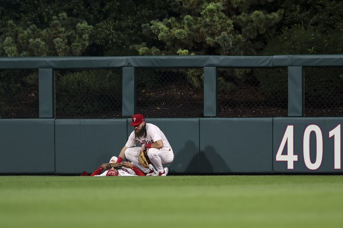 Derek Hill and Andrew Painter suffer injuries in Phillies’ 10-4 loss to Nationals in 11 innings