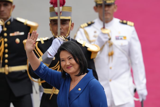 Keiko Fujimori is inaugurated as Peru’s president following a narrow election victory