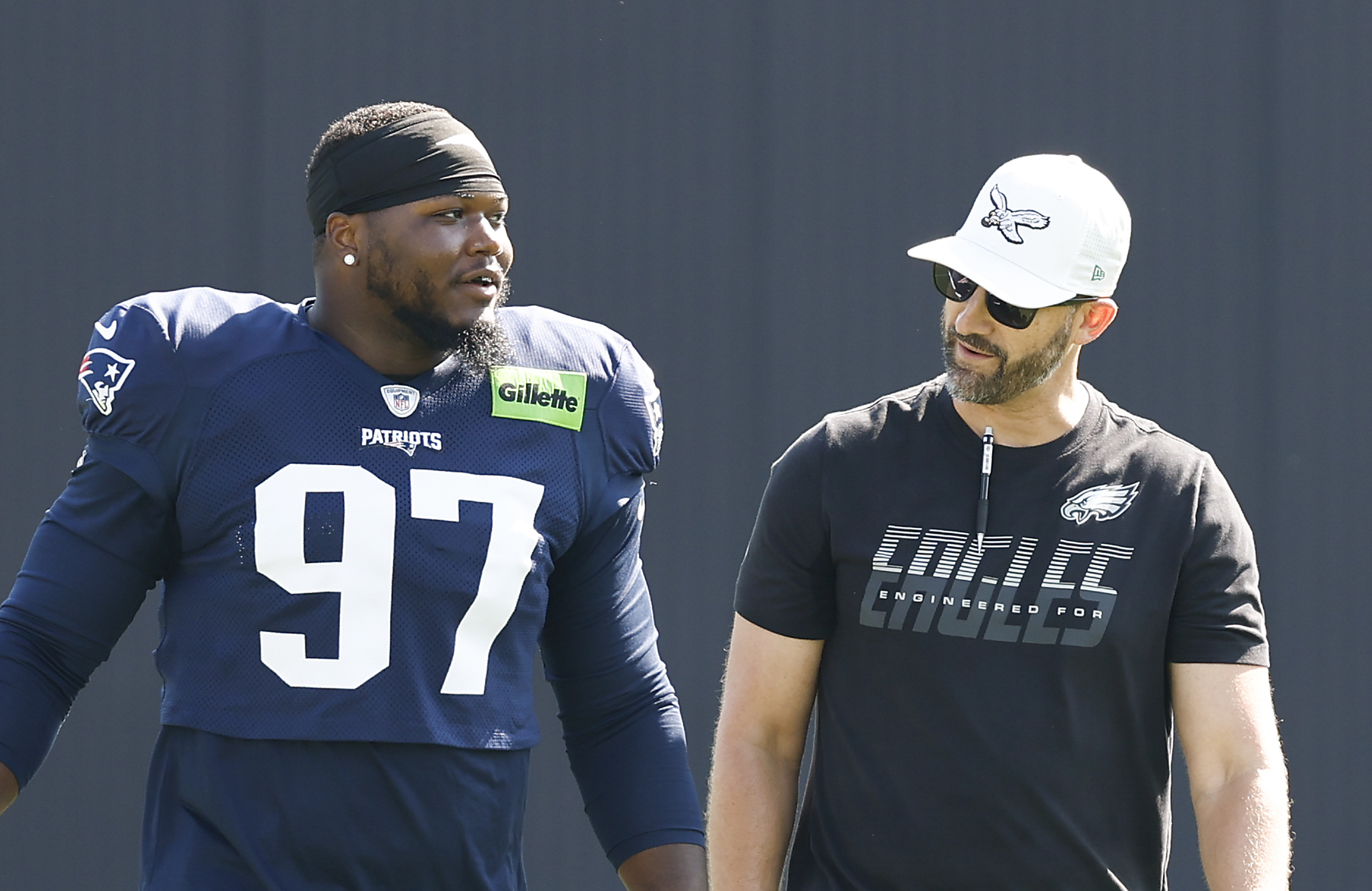 Eagles-Patriots joint practice observations: A.J. Brown shows out, running game finds momentum, Riq Woolen and Jake Elliott struggle