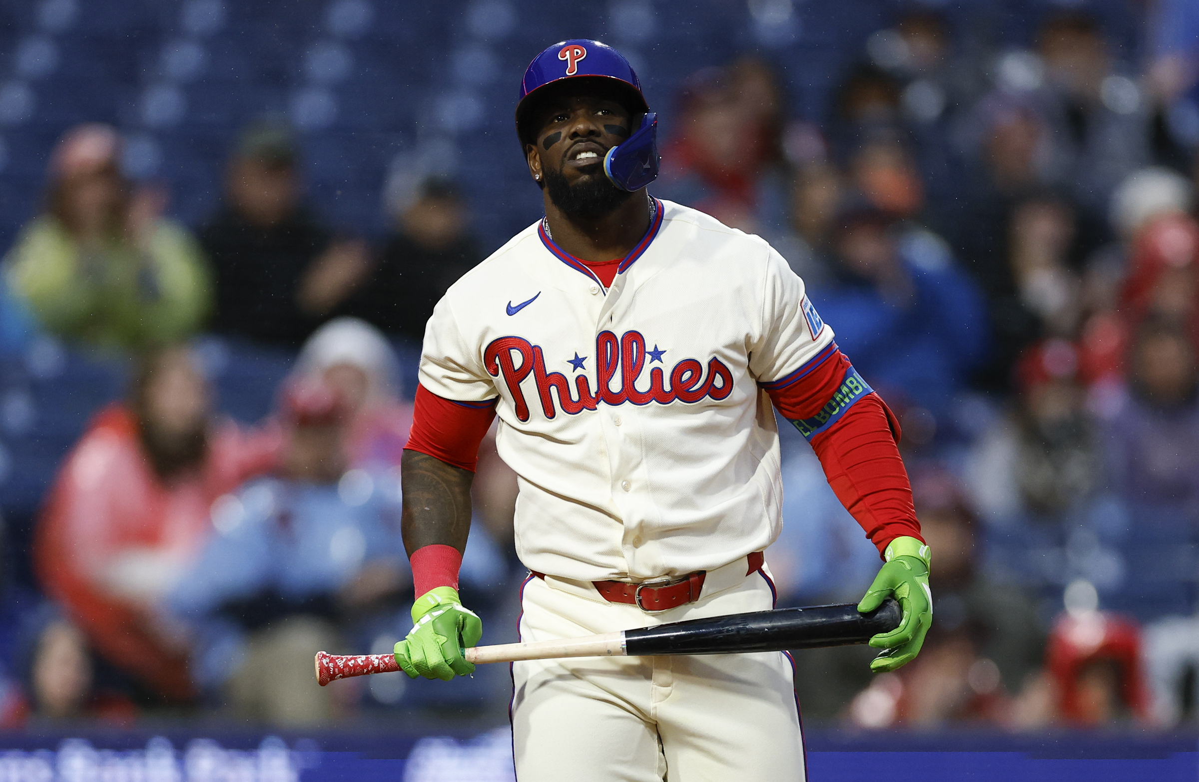 Phillies put Adolis García on 60-day IL with shoulder tear, call up OF Gabriel Rincones Jr.