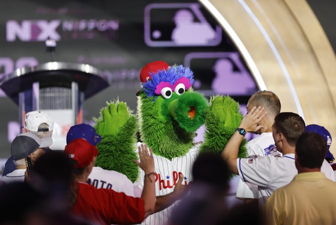 An upcoming documentary will go under the mask of the Phillie Phanatic and his "best friend," Tom Burgoyne.