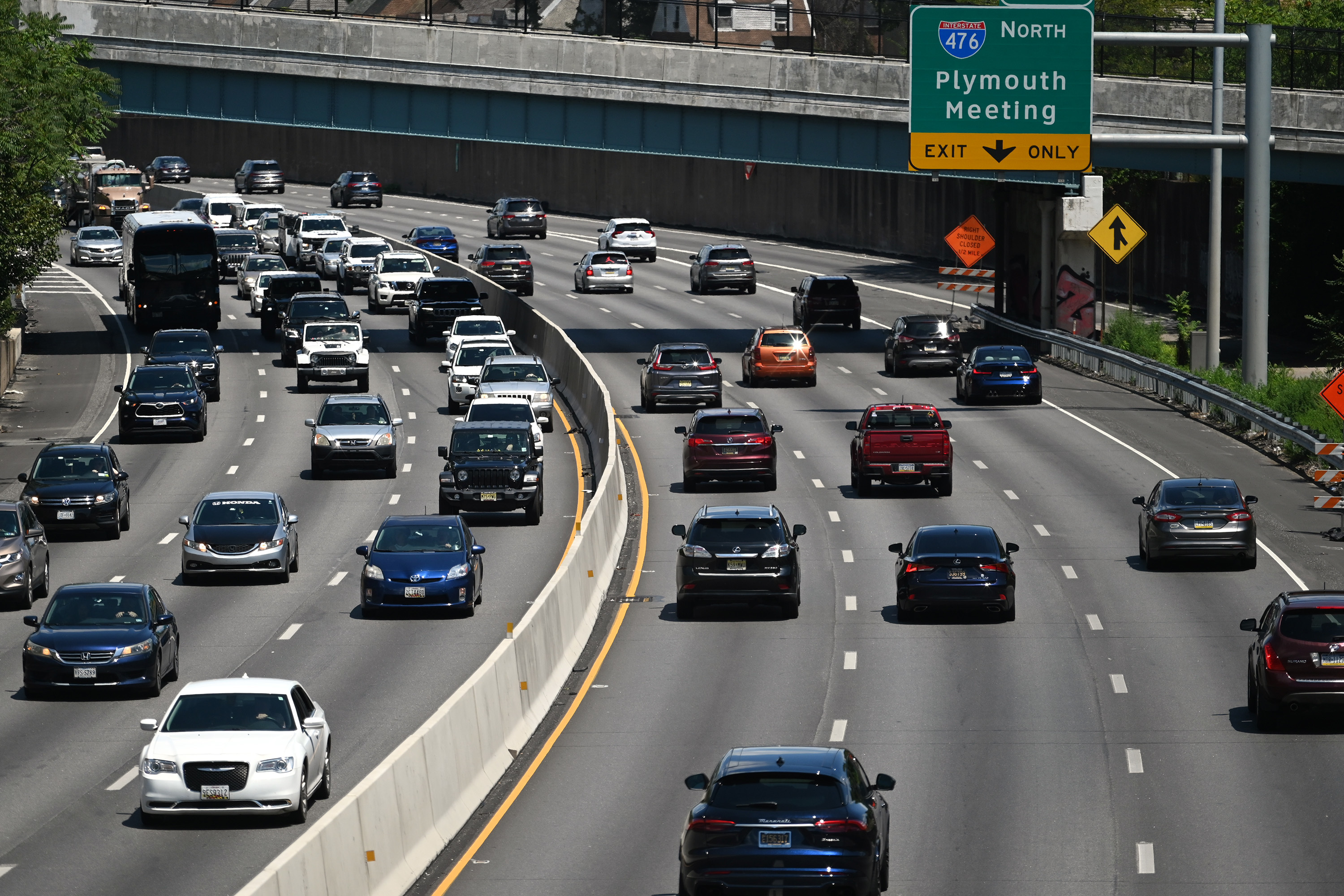 A brake-check on the Blue Route led to a road-rage attack and stabbing, police say