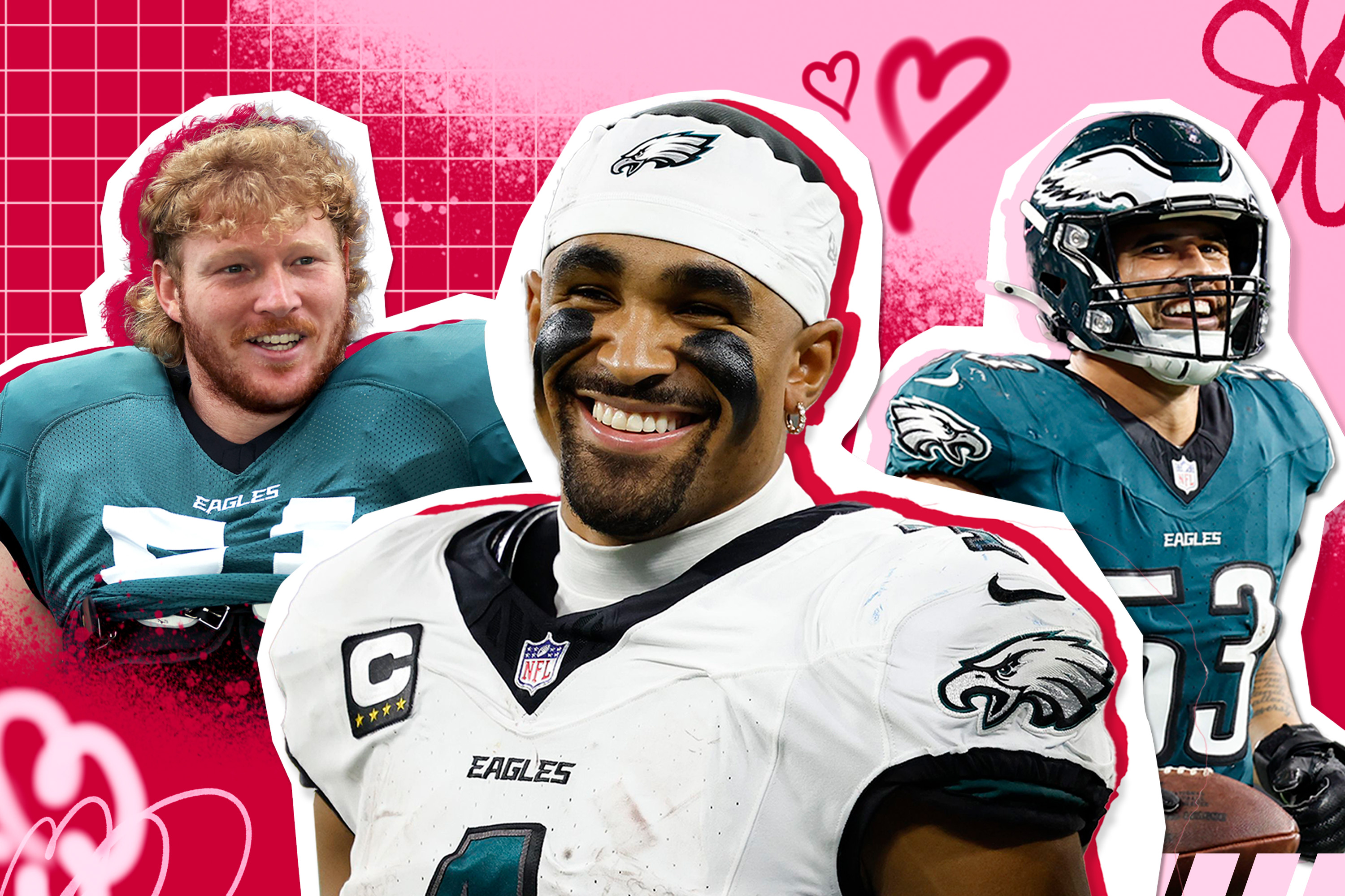 Love Birds: Express your true love with our Eagles Valentine card maker