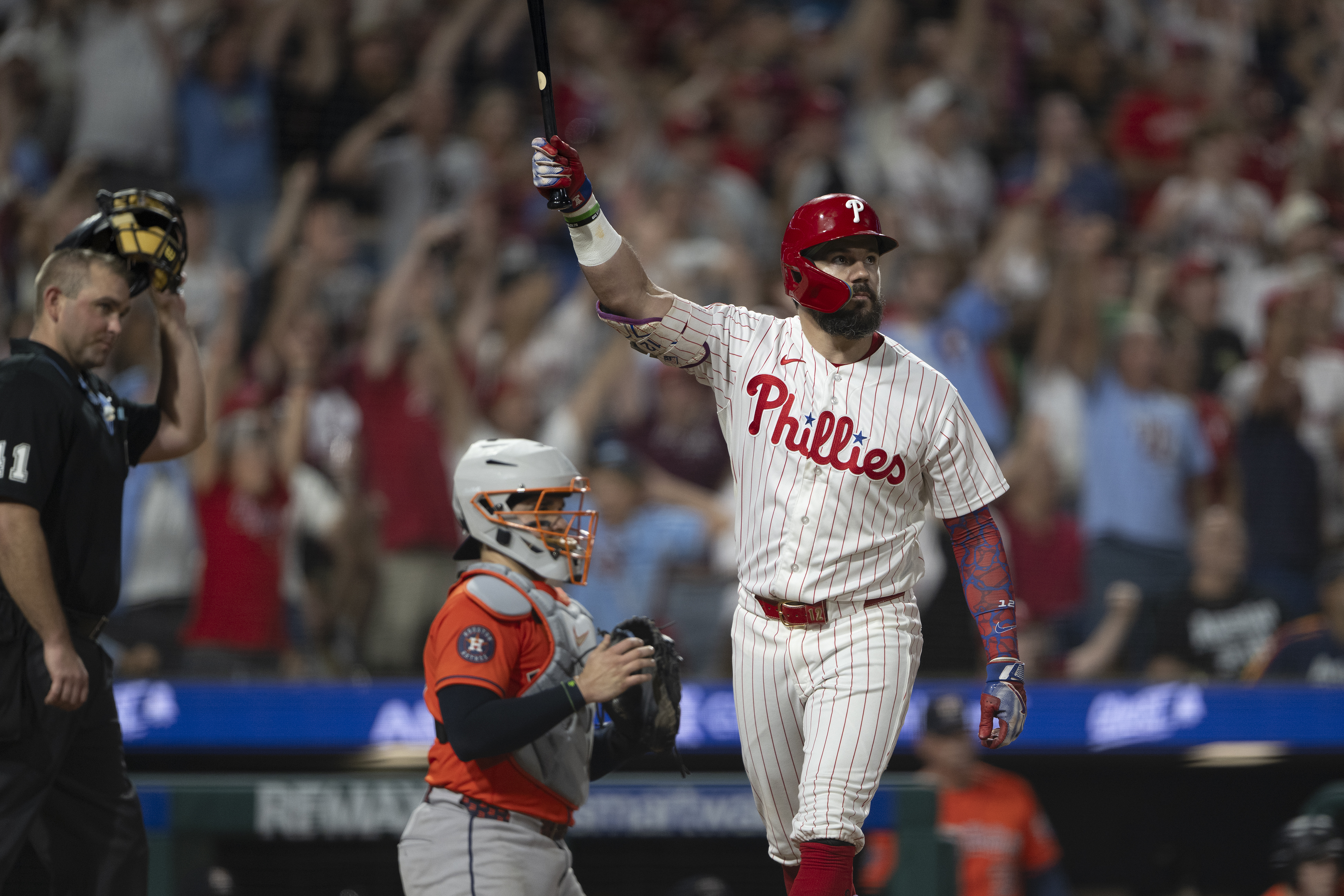 Kyle Schwarber’s grand slam caps off a big sixth inning in Phillies’ win over Astros: ‘It’s incredible’
