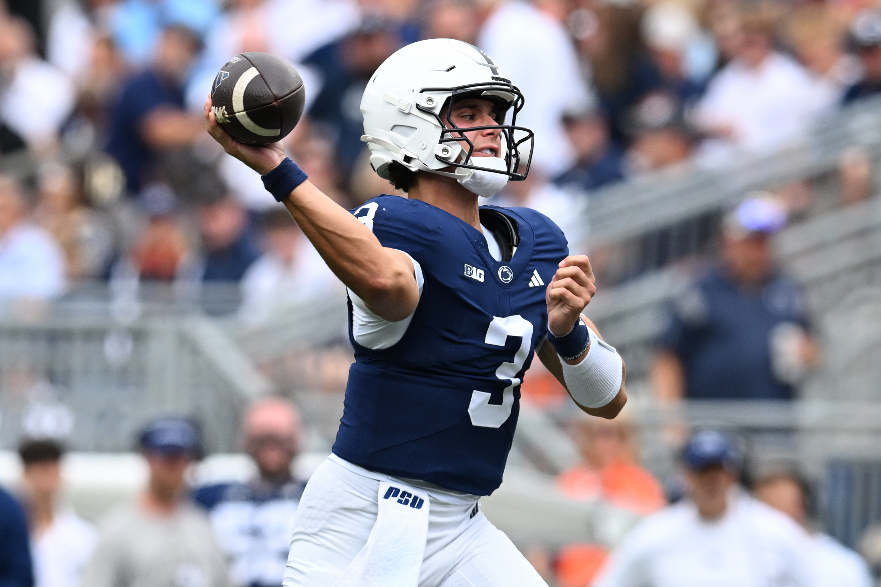No. 13 Penn State fumbles a 10-point second-half lead to lose to Wisconsin in Big Ten opener