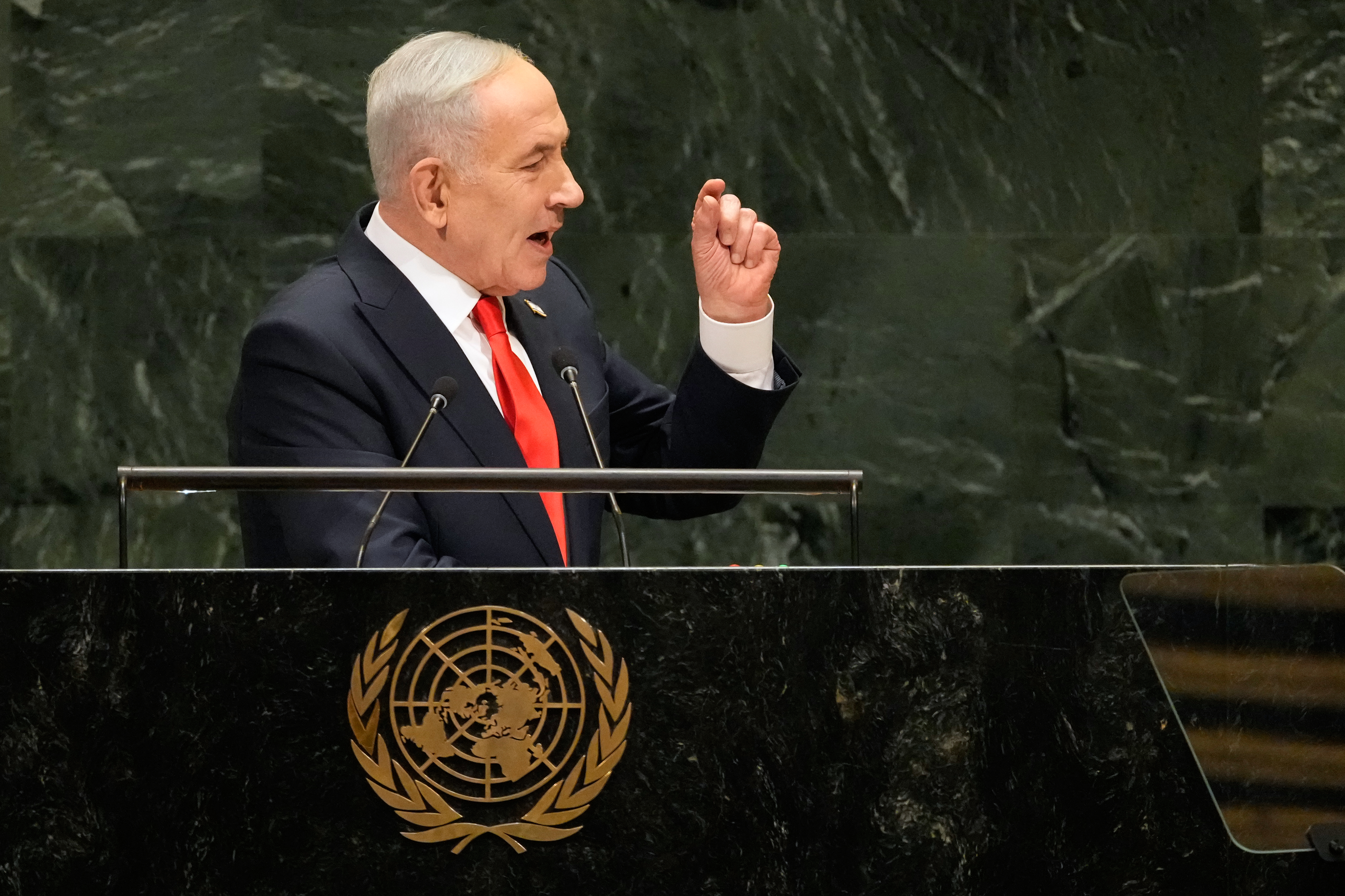 Israel’s Netanyahu, at U.N., calls accusations of genocide in Gaza ‘the biggest lie of the century’