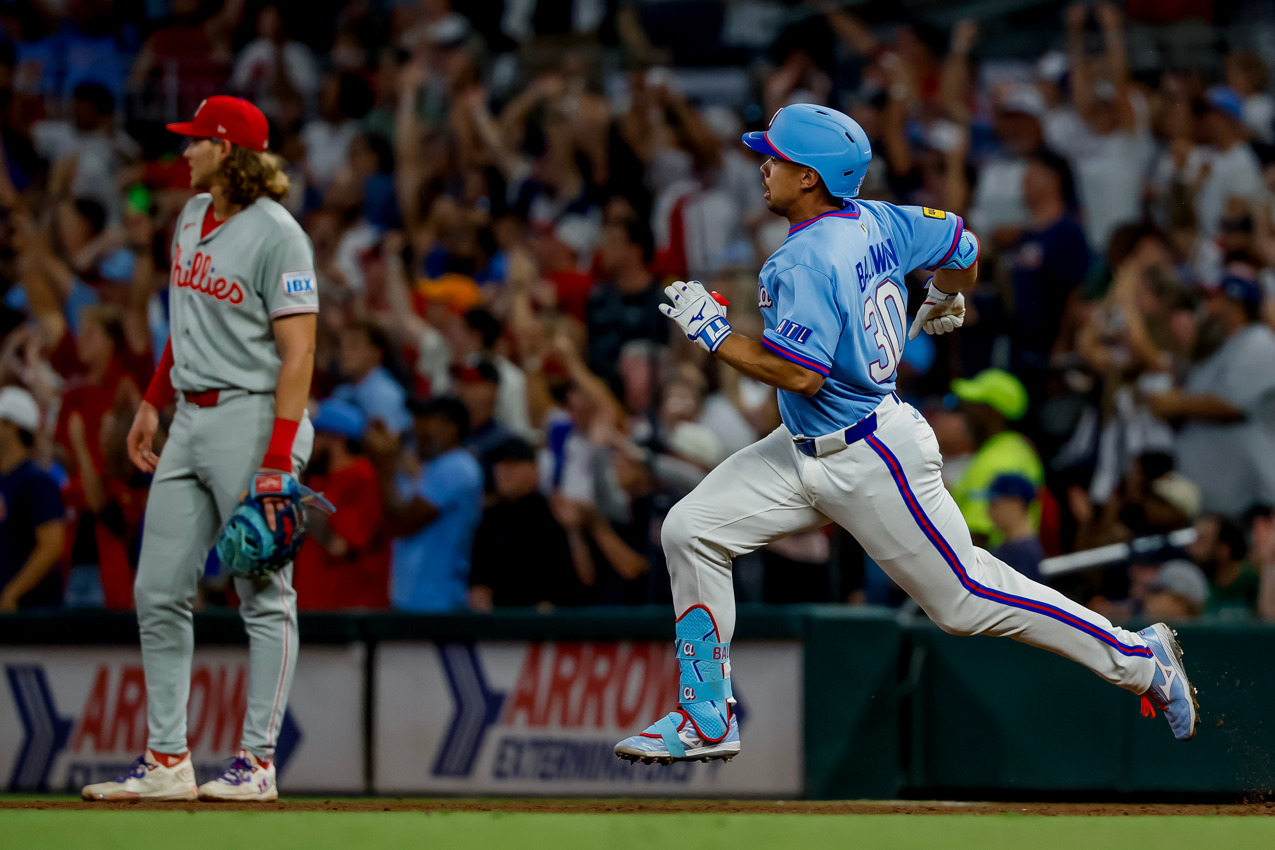Phillies see chance at catching Atlanta’s NL East lead dwindle following 10-run loss to Braves