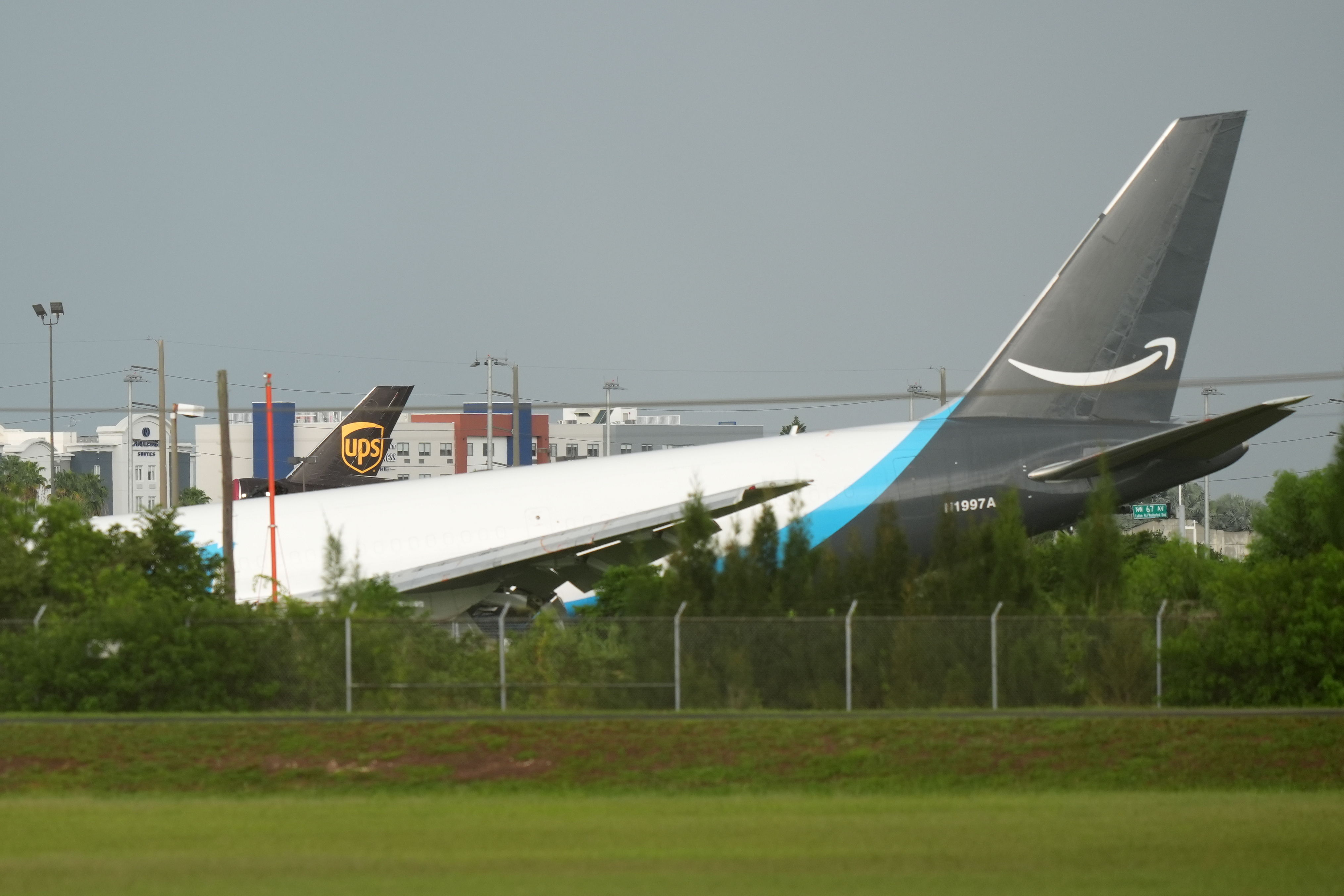 At least 5 dead after Amazon cargo plane overshoots runway in Miami