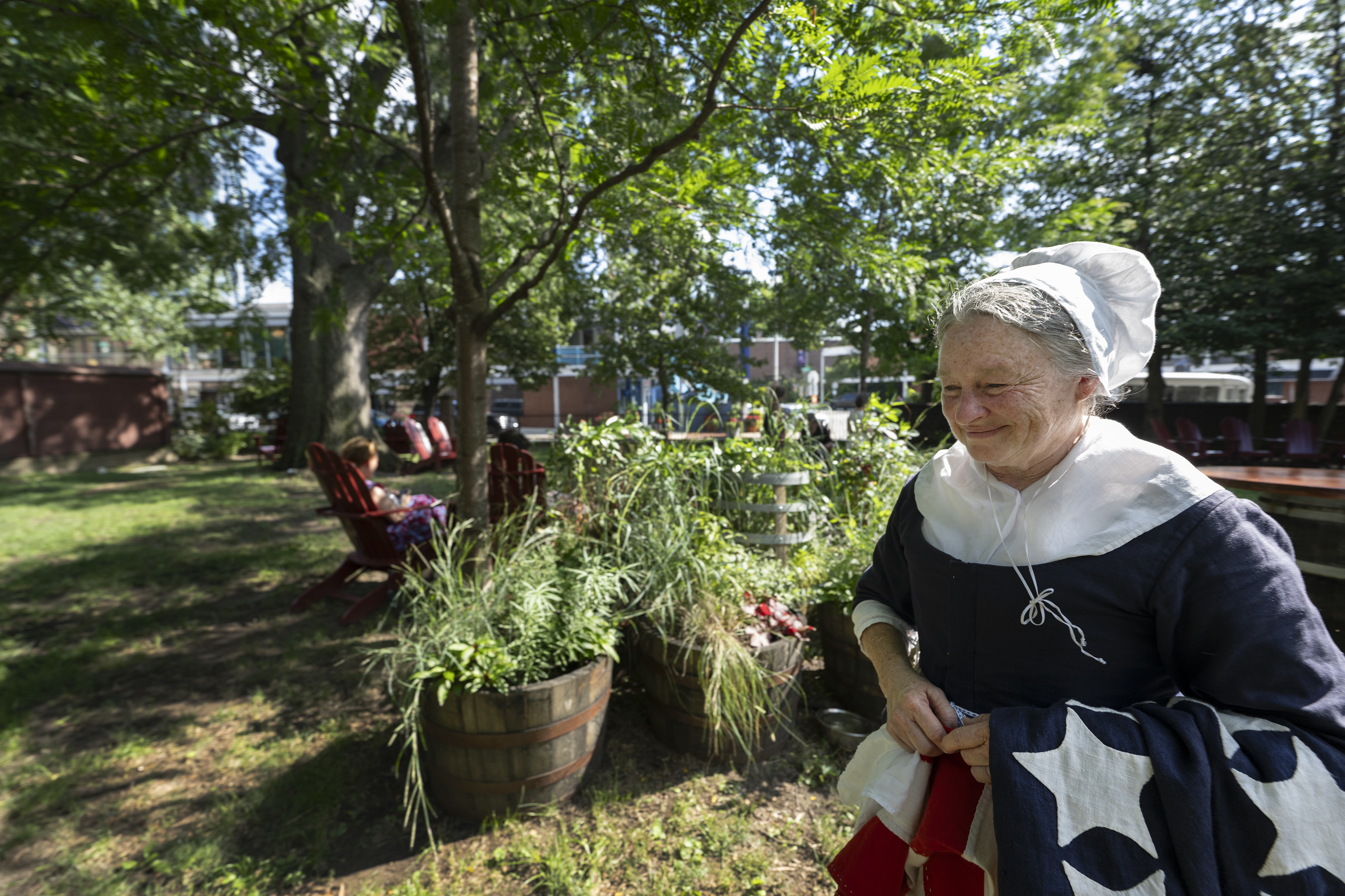 Why no one had a better summer than this Betsy Ross reenactor