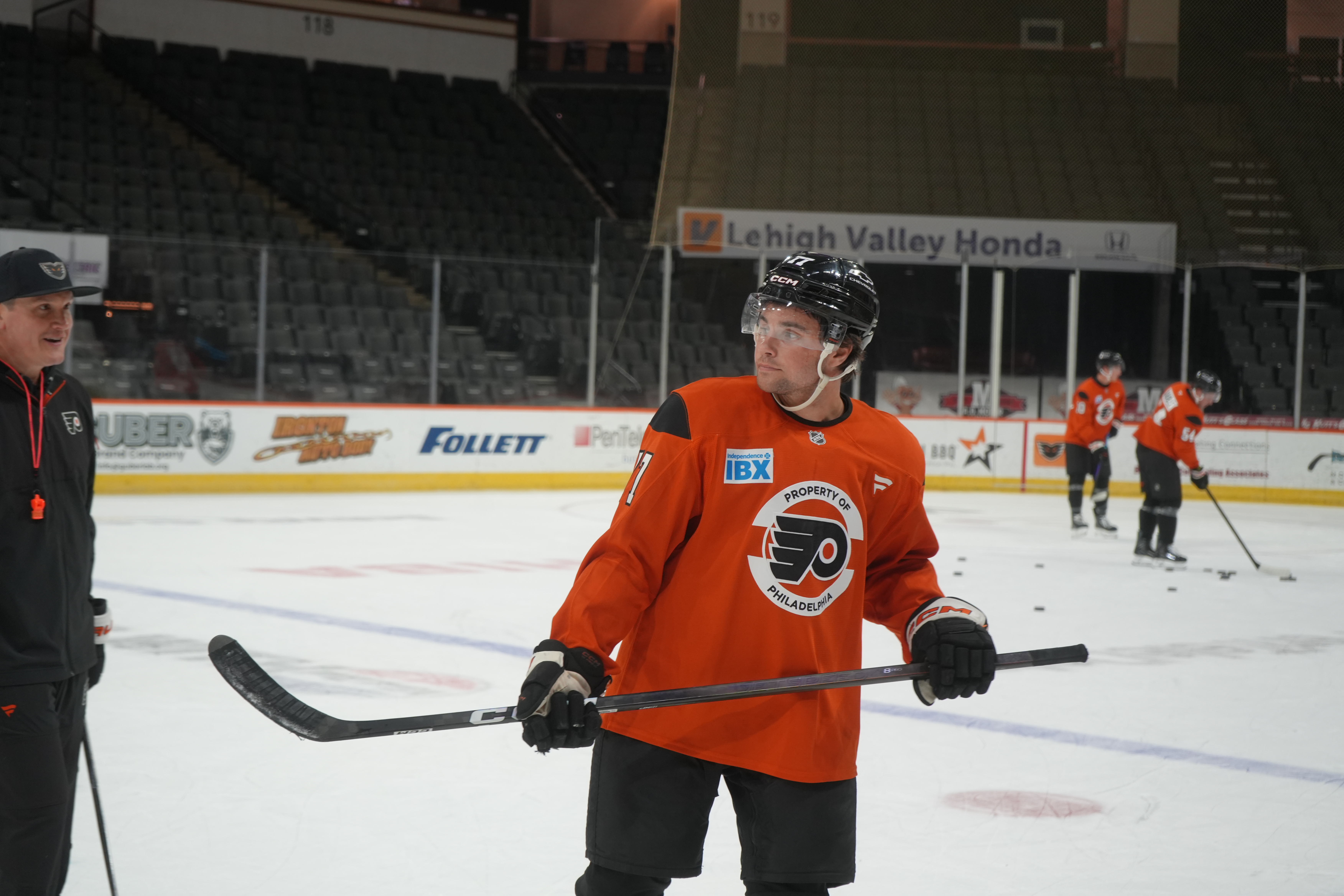 A healthy Jett Luchanko is hoping to use rookie camp as a springboard ahead of a pivotal season for his Flyers future