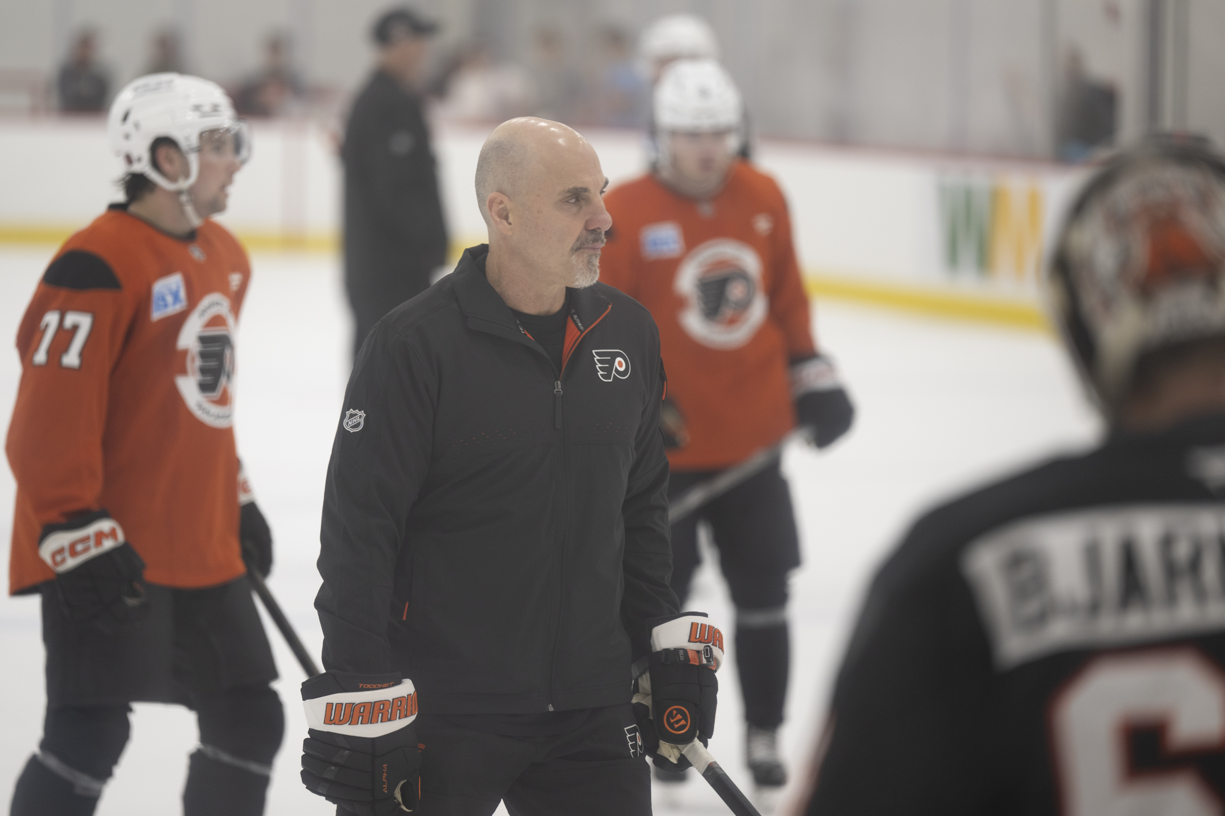 Feisty Flyers, Matvei Michkov’s confidence, and other observations from the team’s training camp scrimmage