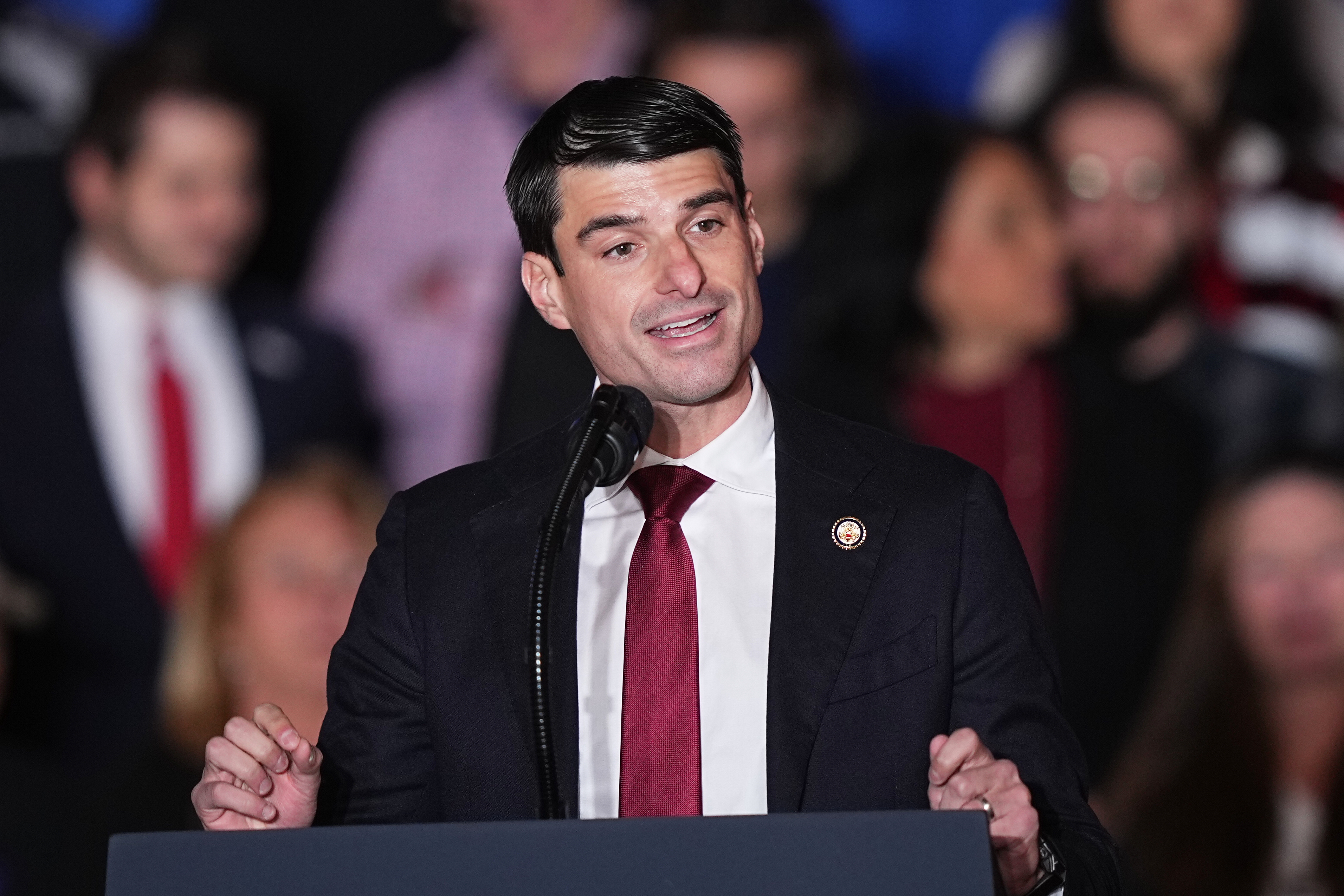 Vulnerable Pa. Republican Rob Bresnahan delivers ‘Trump-a-palooza’ speech in Dallas amid tough race back home