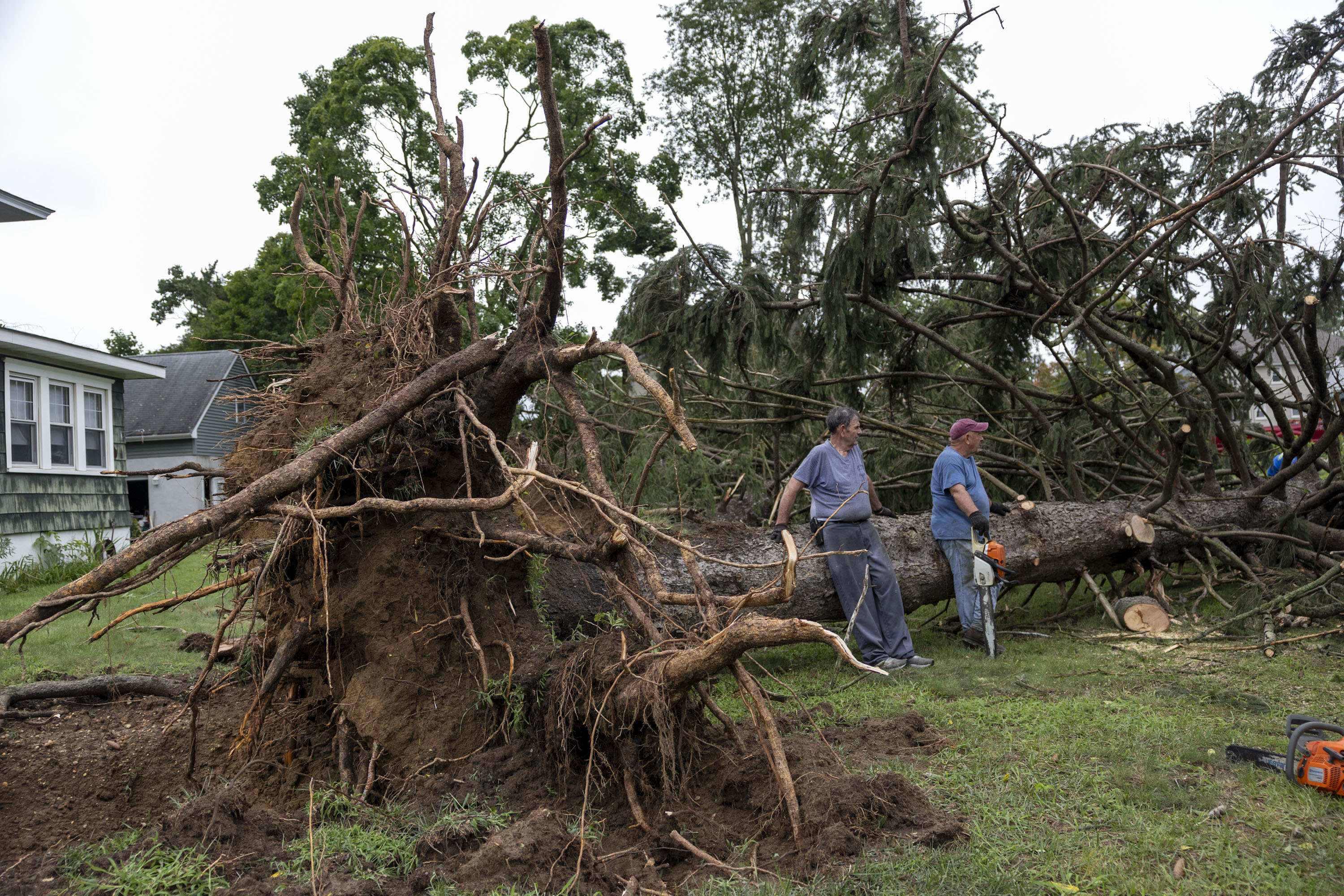 Mantua Township was hit hard by Tuesday’s storm, with outages, closed roadways, and no school Wednesday