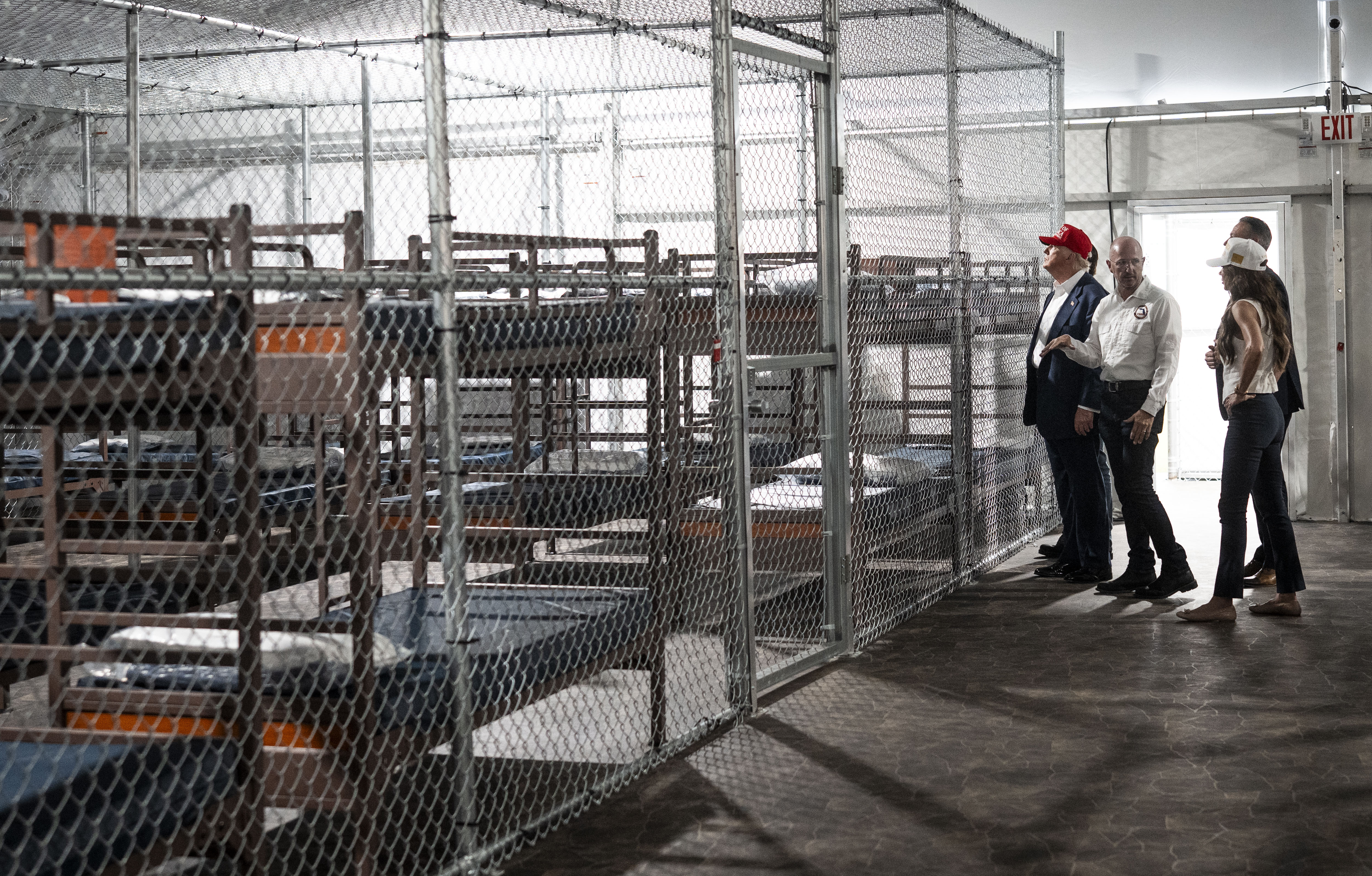 ‘Alligator Alcatraz’ used small cages as ‘calming areas,’ report says