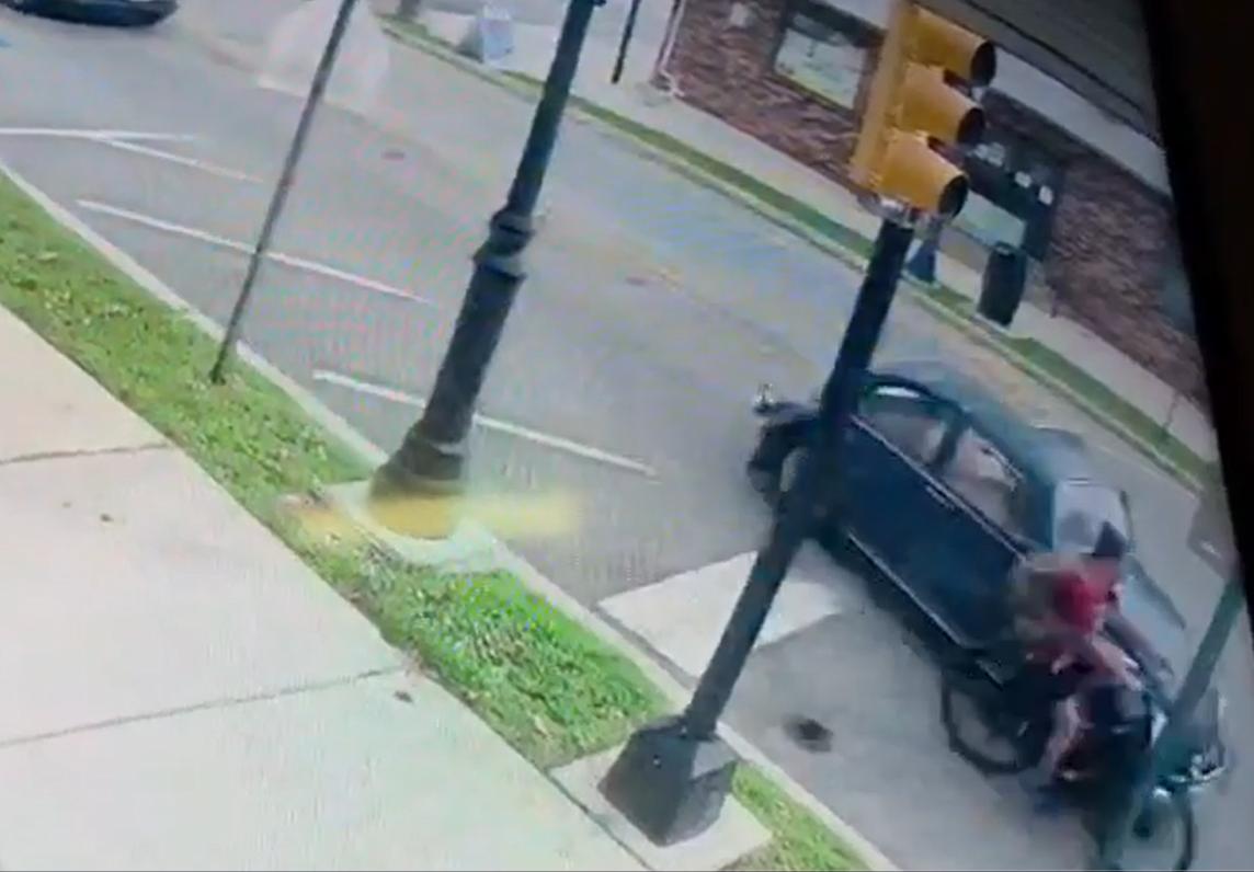 Philadelphia bystanders lifted a car to save a woman who was trapped underneath
