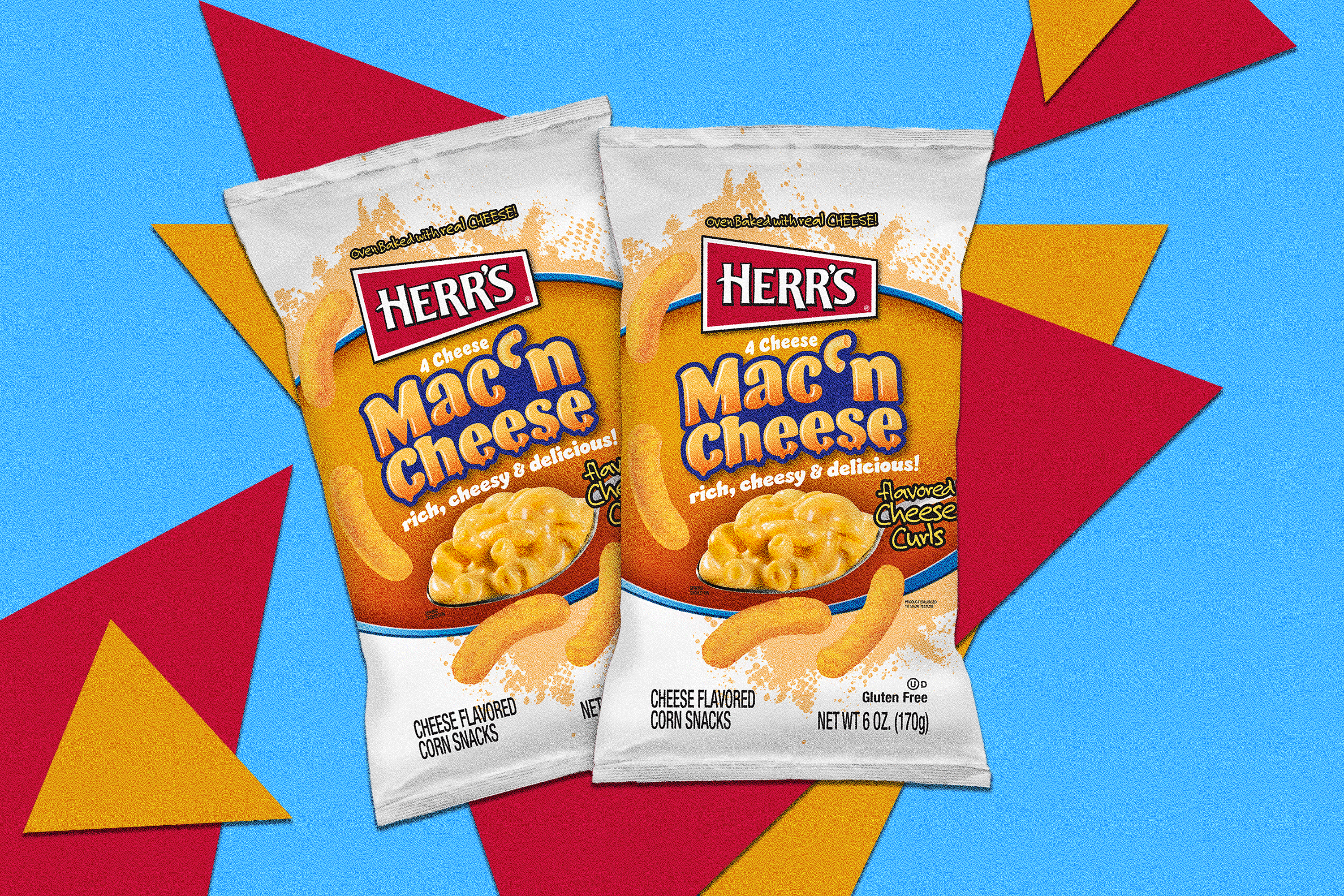 The new Herr’s mac ‘n cheese-flavored curls are not safe around me