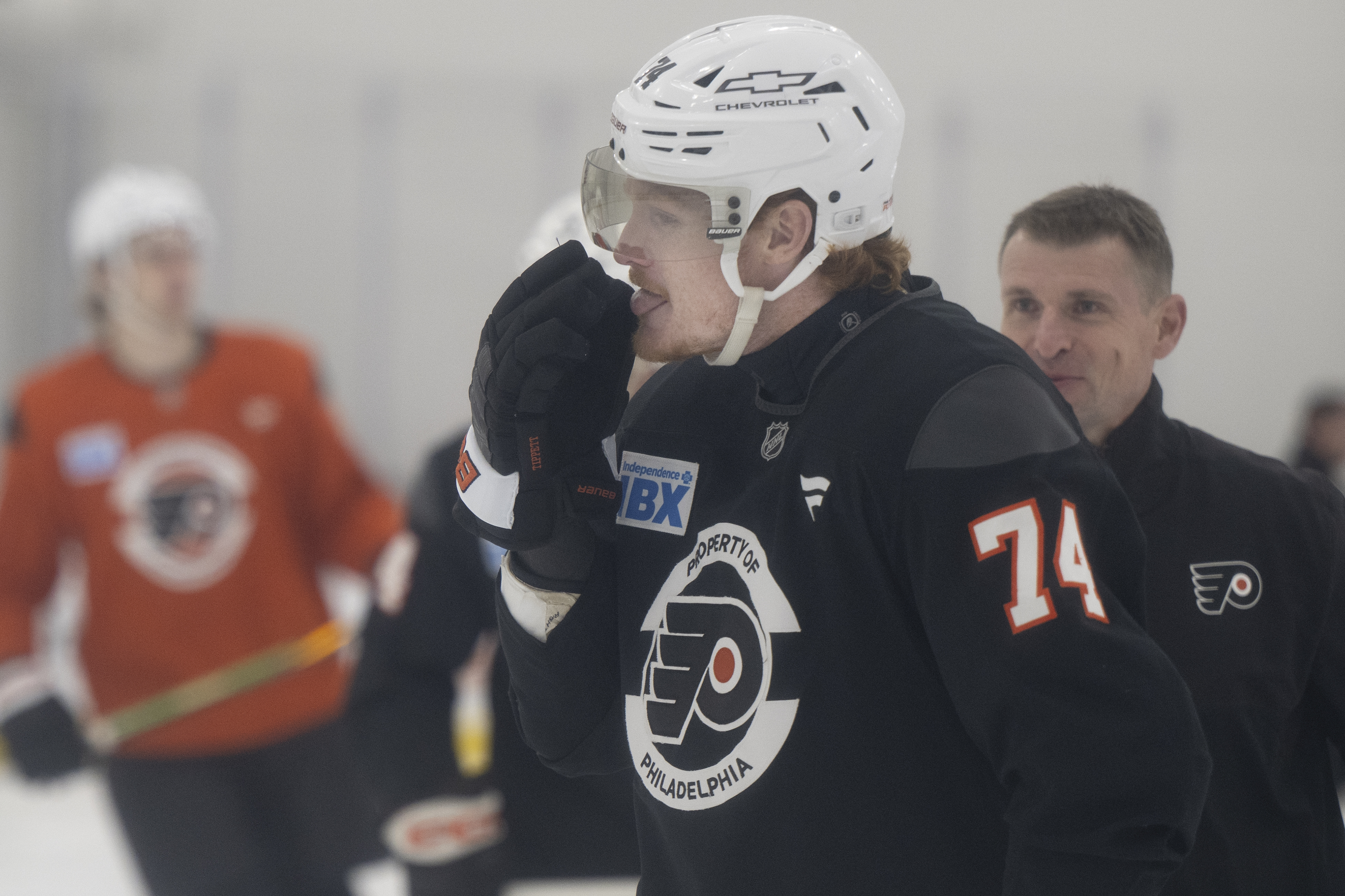 Owen Tippett and Noah Cates back in action, Cole Knuble strong again in Flyers’ preseason loss to Bruins