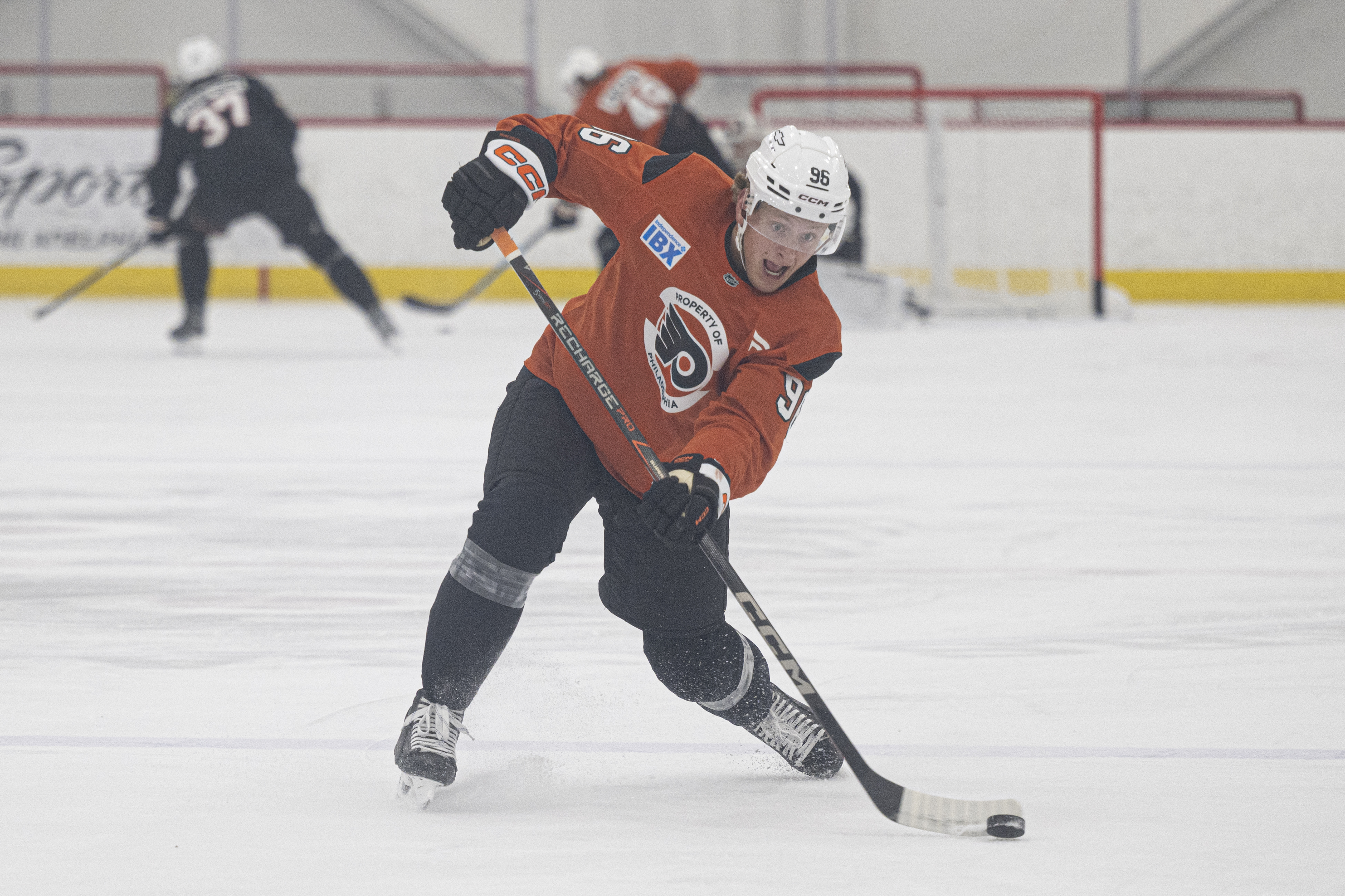 Roster hopeful Ty Murchison has already caught the eye of the Flyers’ brass with a strong rookie camp