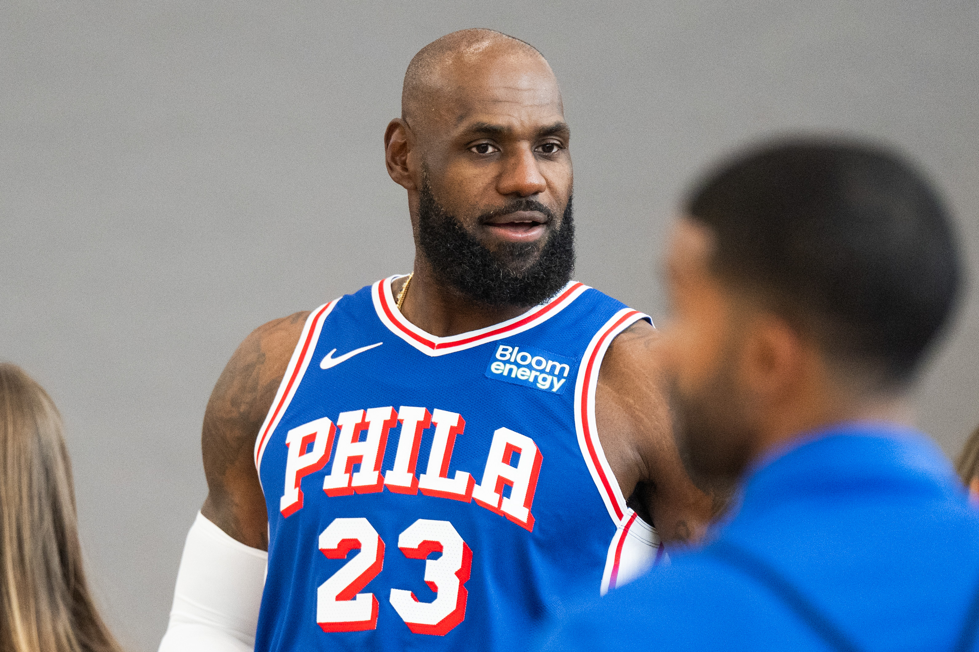 LeBron James praises Philly fans during Sixers debut; Joel Embiid does some trolling