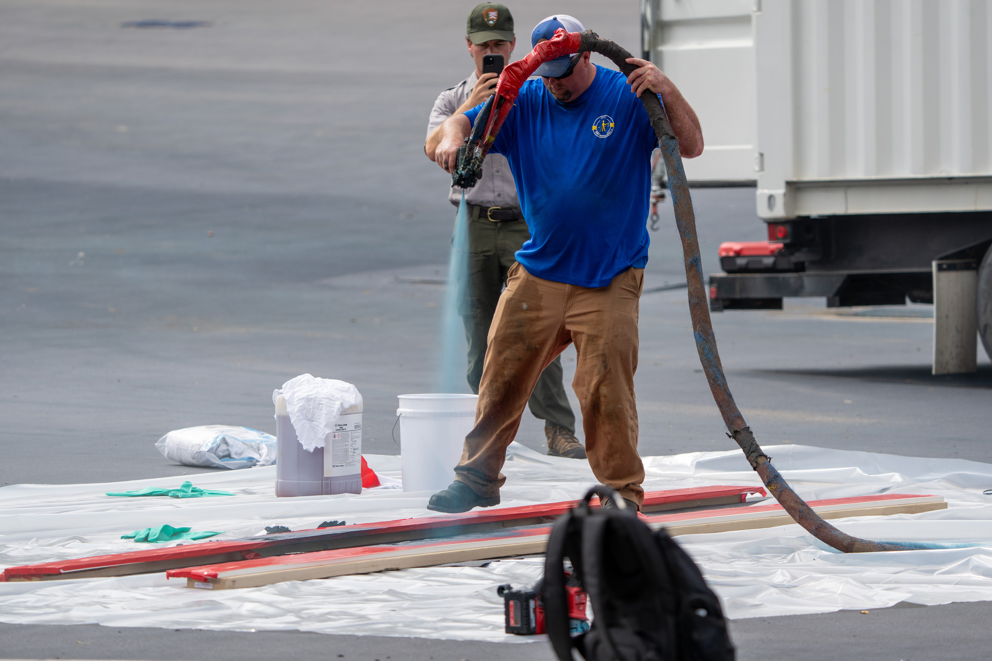 Contractor blames its own repairs, not vandals, for Reflecting Pool failure