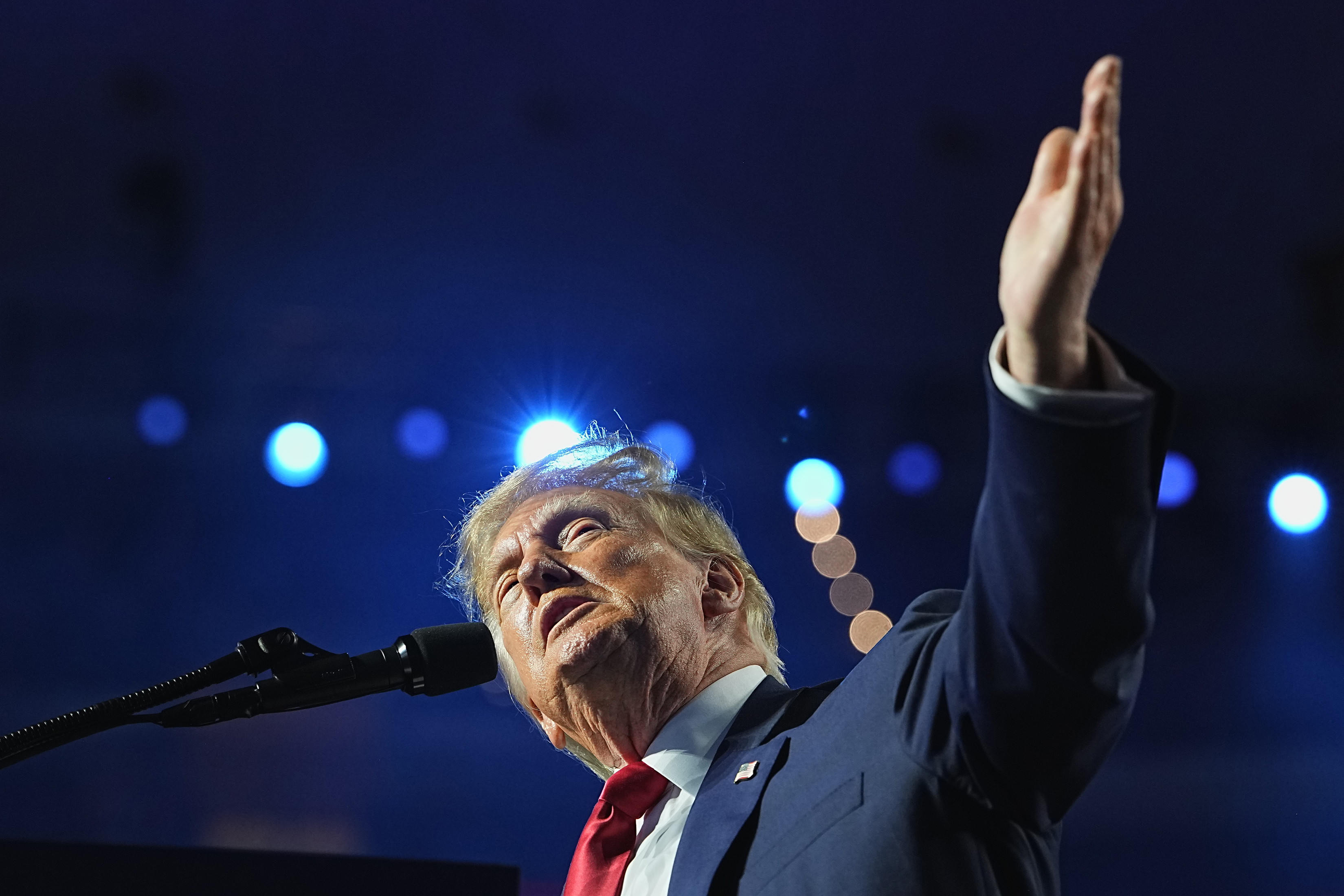 Trump’s grand midterm convention finale: ‘I’m a little bit tired of politics’