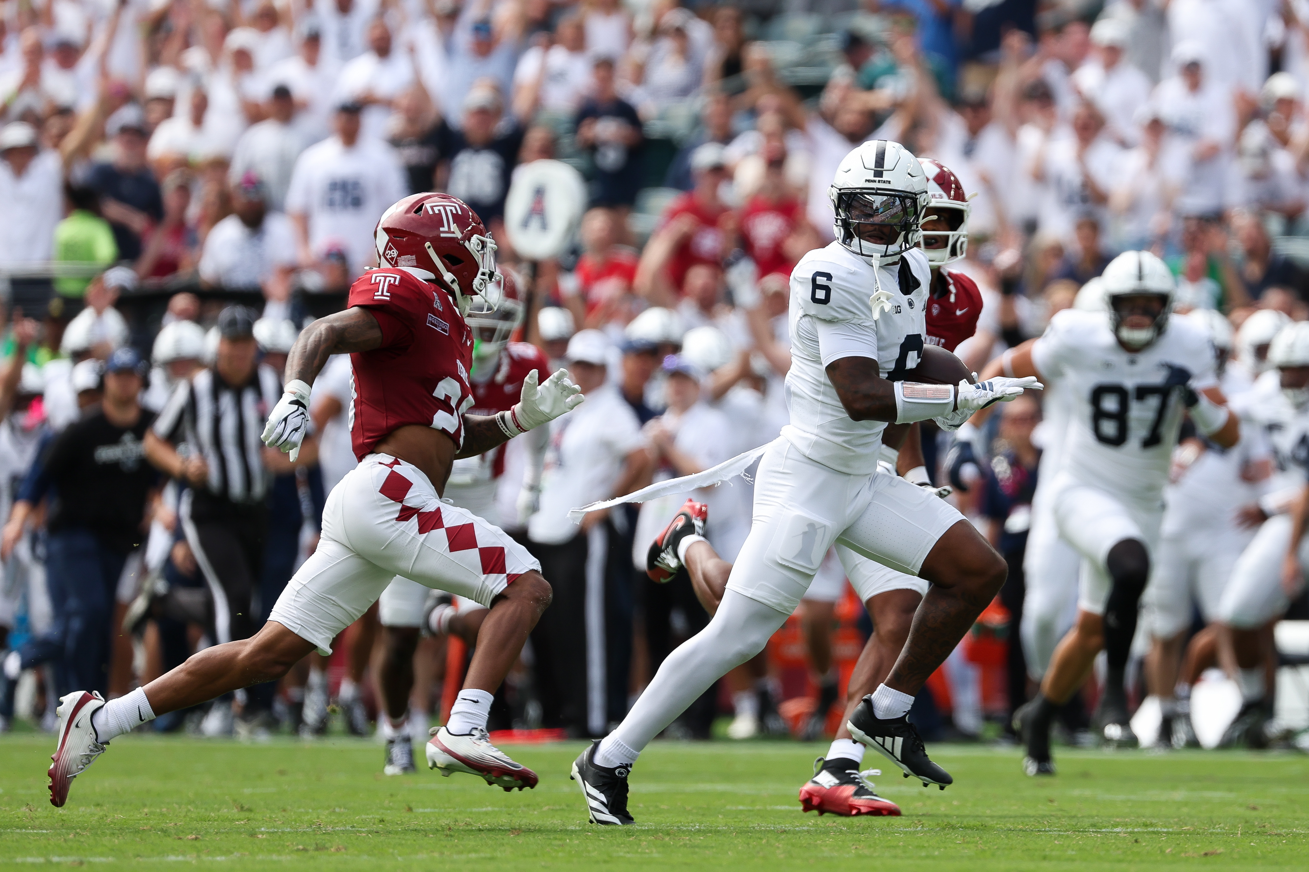 No. 16 Penn State pulls away from Temple, 27-9, at Lincoln Financial Field