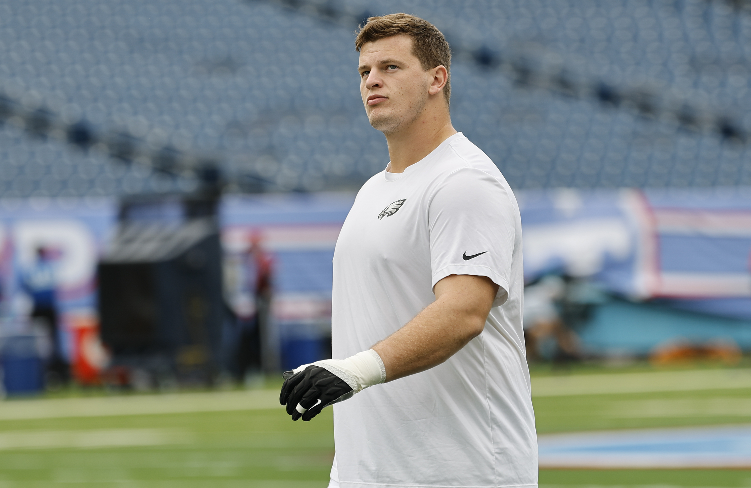 Center Drew Kendall is the Eagles’ newest O-line starter. Witnesses to his rise always saw a pro in the making.