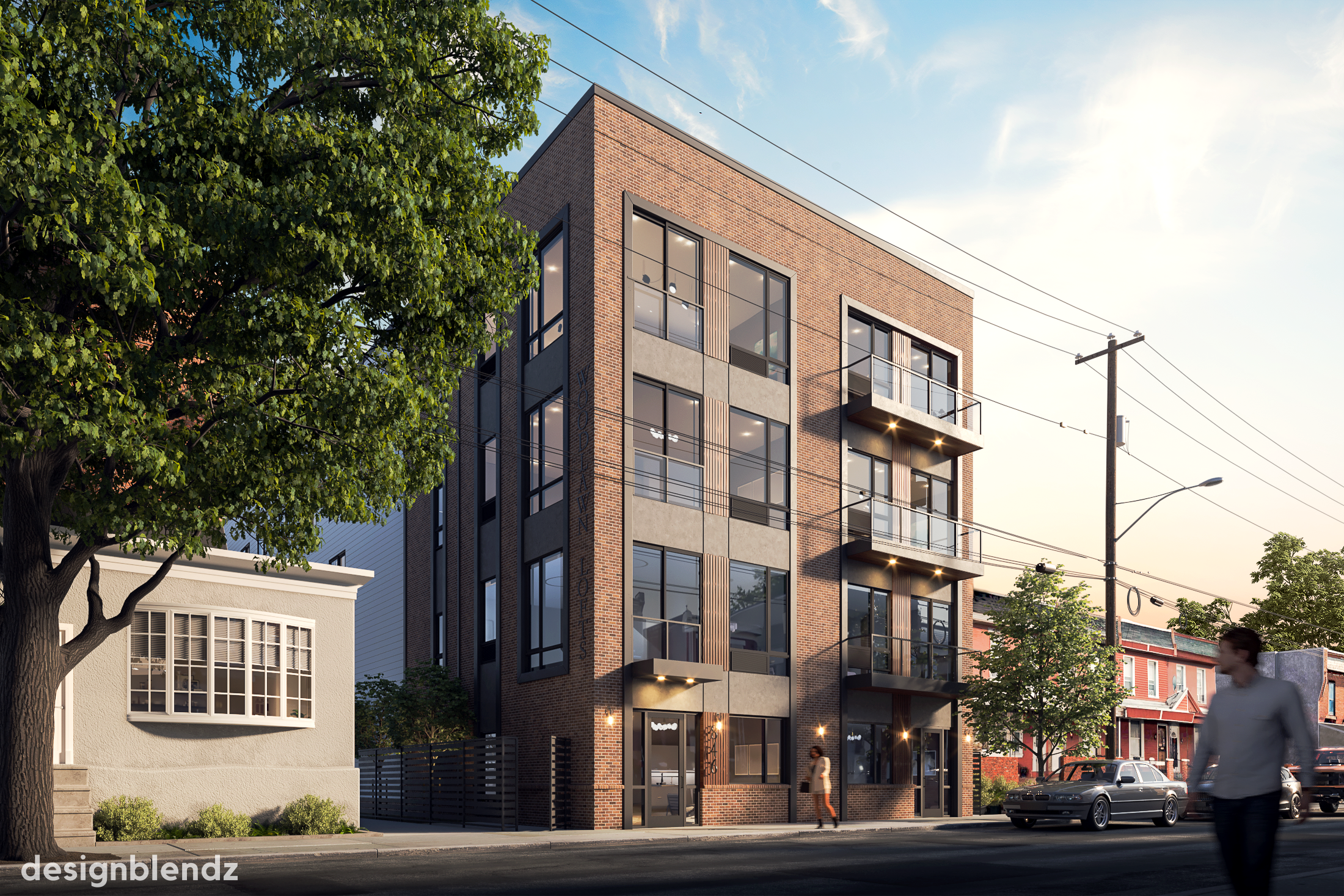 Developers are attracted to East Germantown by low cost, vacant land, and greenery