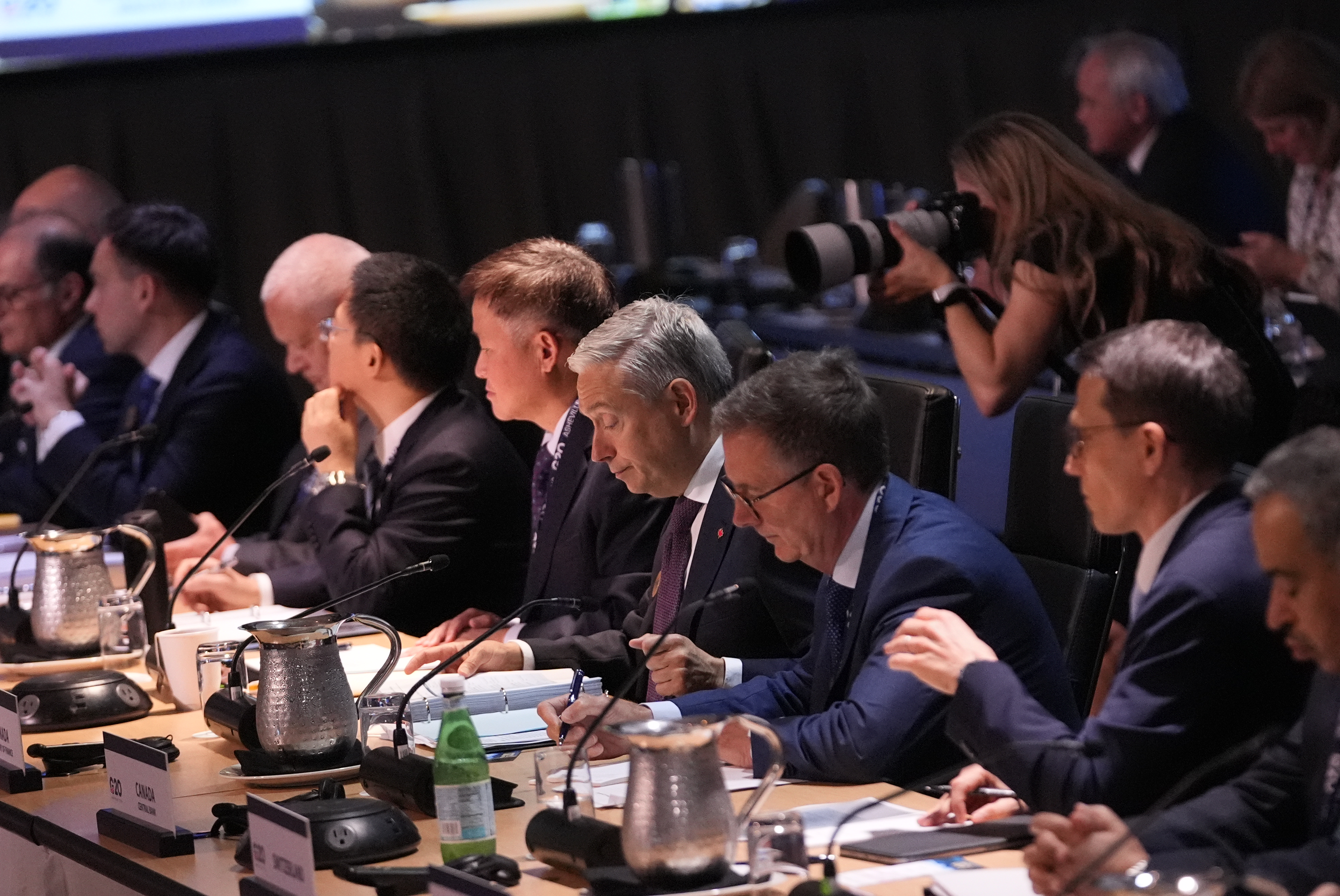 Russian finance minister, invited by Trump, draws objections at G20 meeting