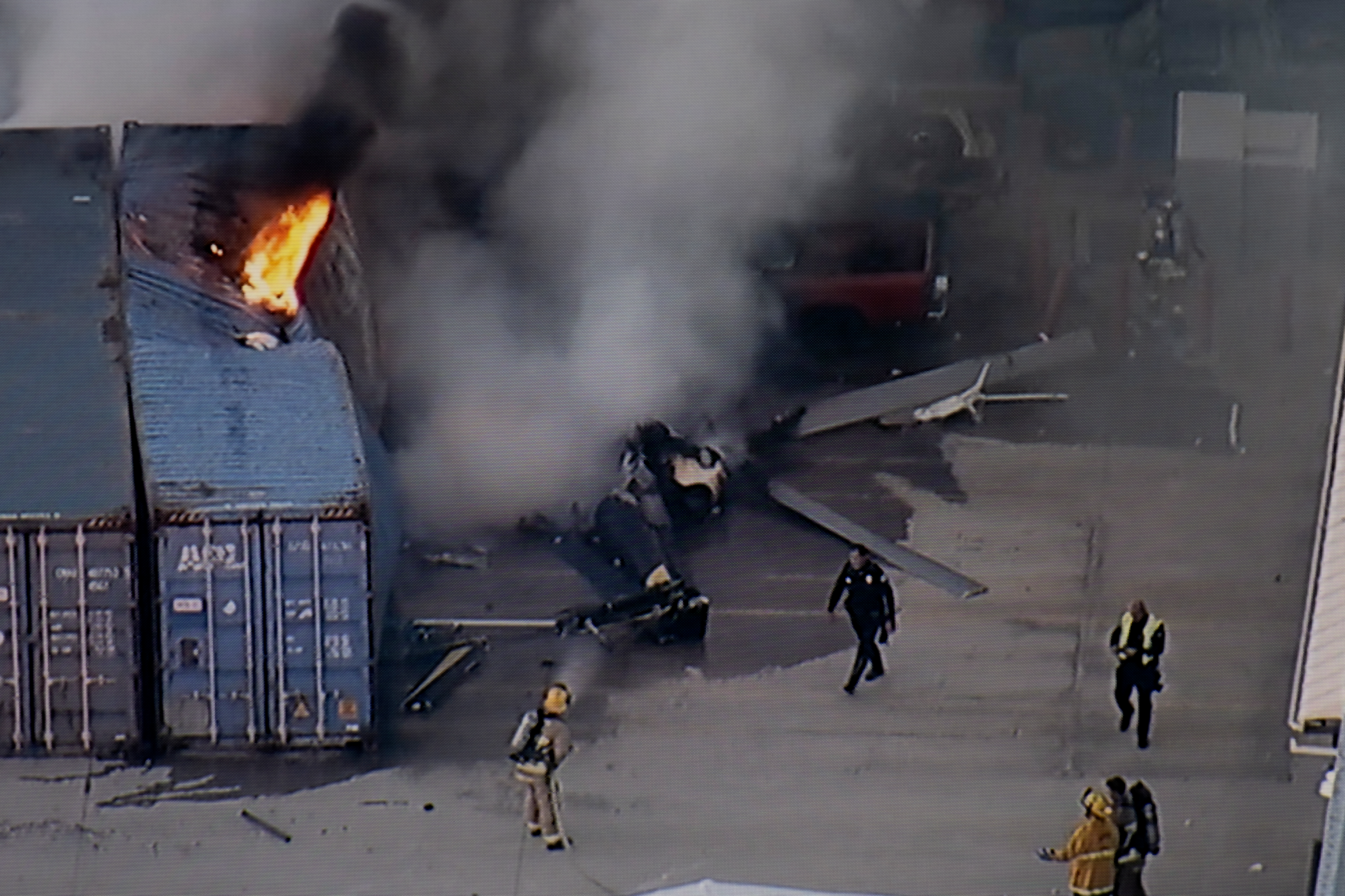 Driver arrested in bus collision that happened before news helicopter crash in LA