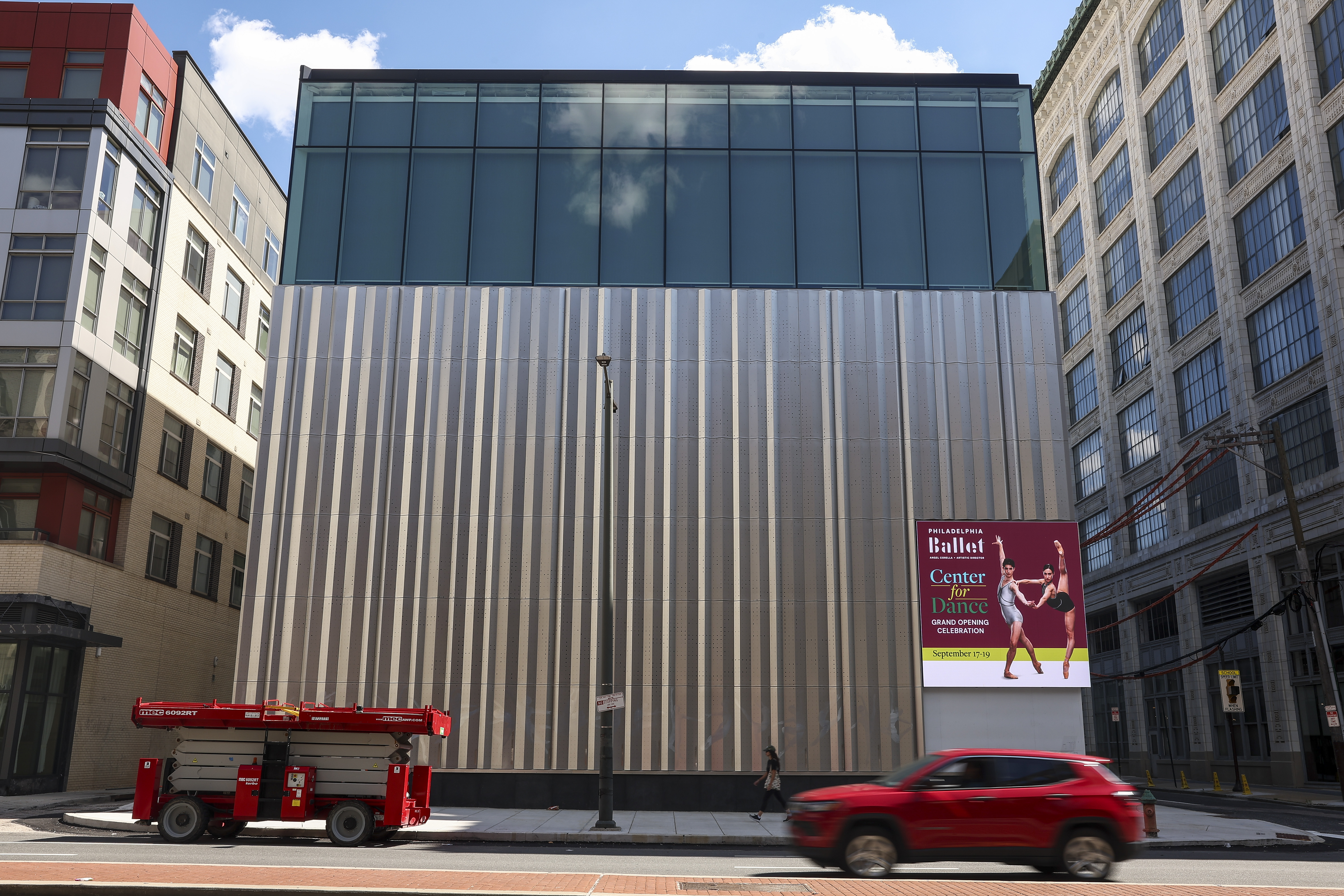 Philadelphia Ballet’s new home makes a daring leap onto North Broad Street. Will its solid facade keep people away?