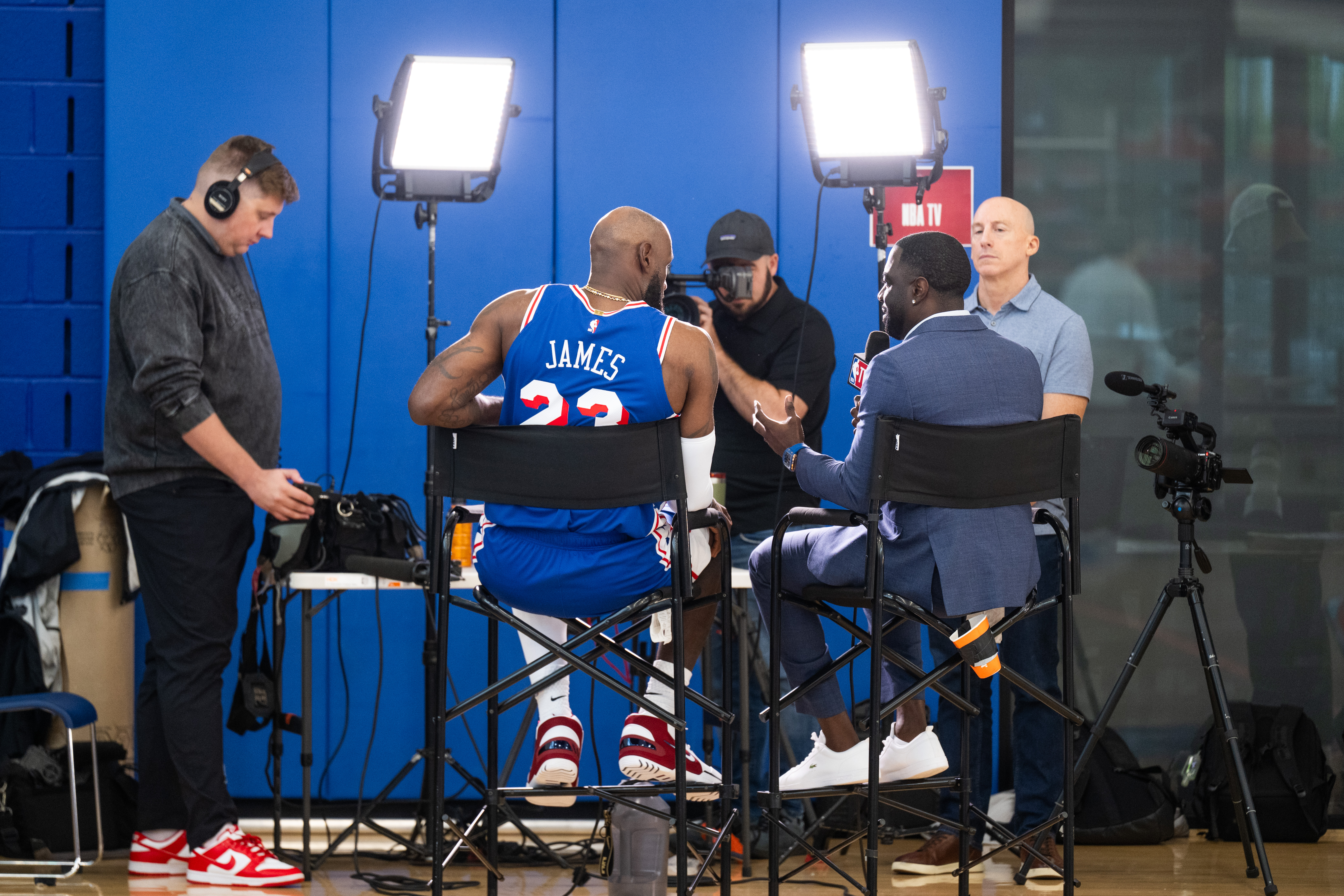 LeBron James stays cagey and lauding Tyrese Maxey’s work on the phones: Five takeaways from Sixers media day