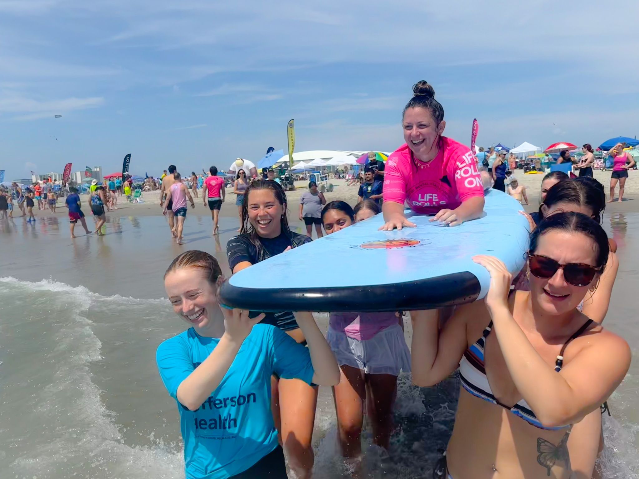 A stray bullet paralyzed a Philly woman from the waist down. Now she surfs, teaches, and advocates for accessibility.
