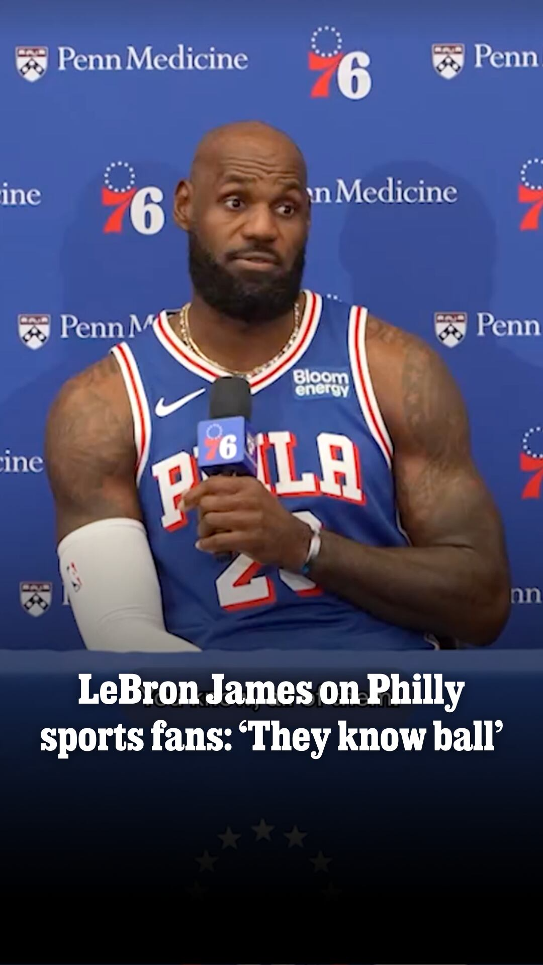 LeBron James on Philly sports fans: 'They know ball'